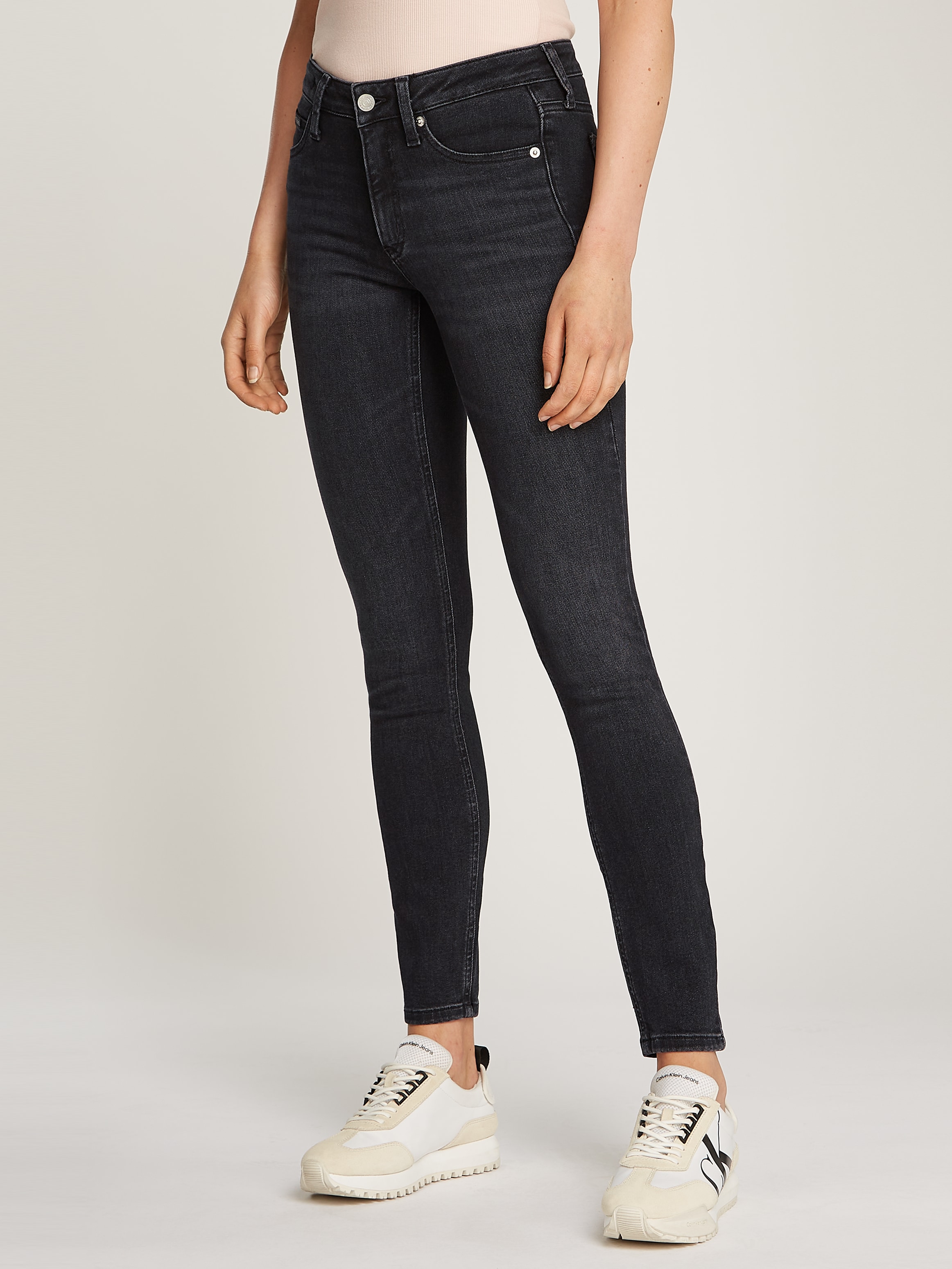 Calvin Klein Jeans Skinny-fit-Jeans »MID RISE SKINNY«, im 5-Pocket-Style