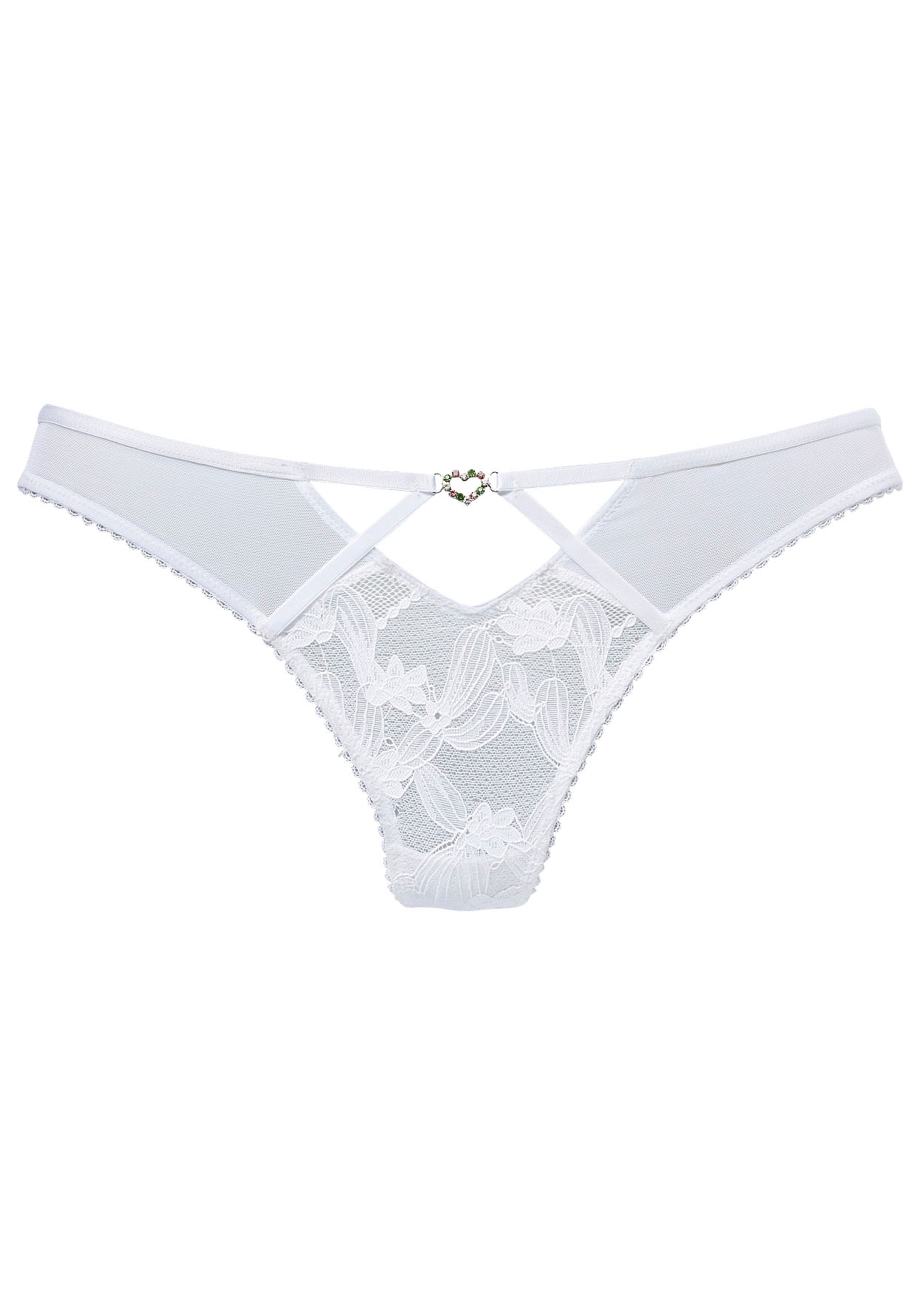 LASCANA String »Dalia«, mit feinen Strasssteinchen und Spitze