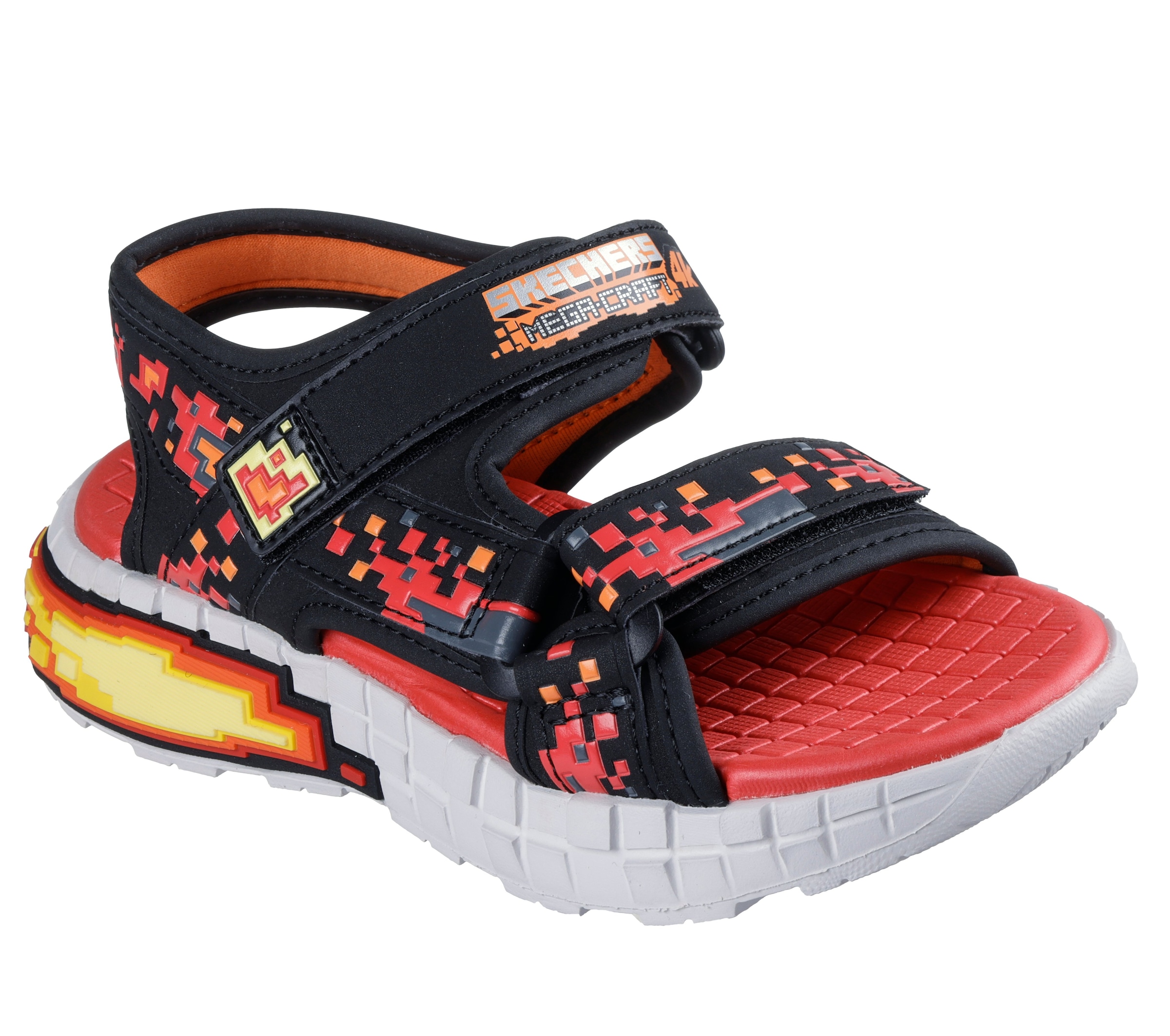Skechers Sandale »MEGA-SPLASH 4K«  Mega Craft Sandale mit Klettverschluss, Größenschablone zum Download