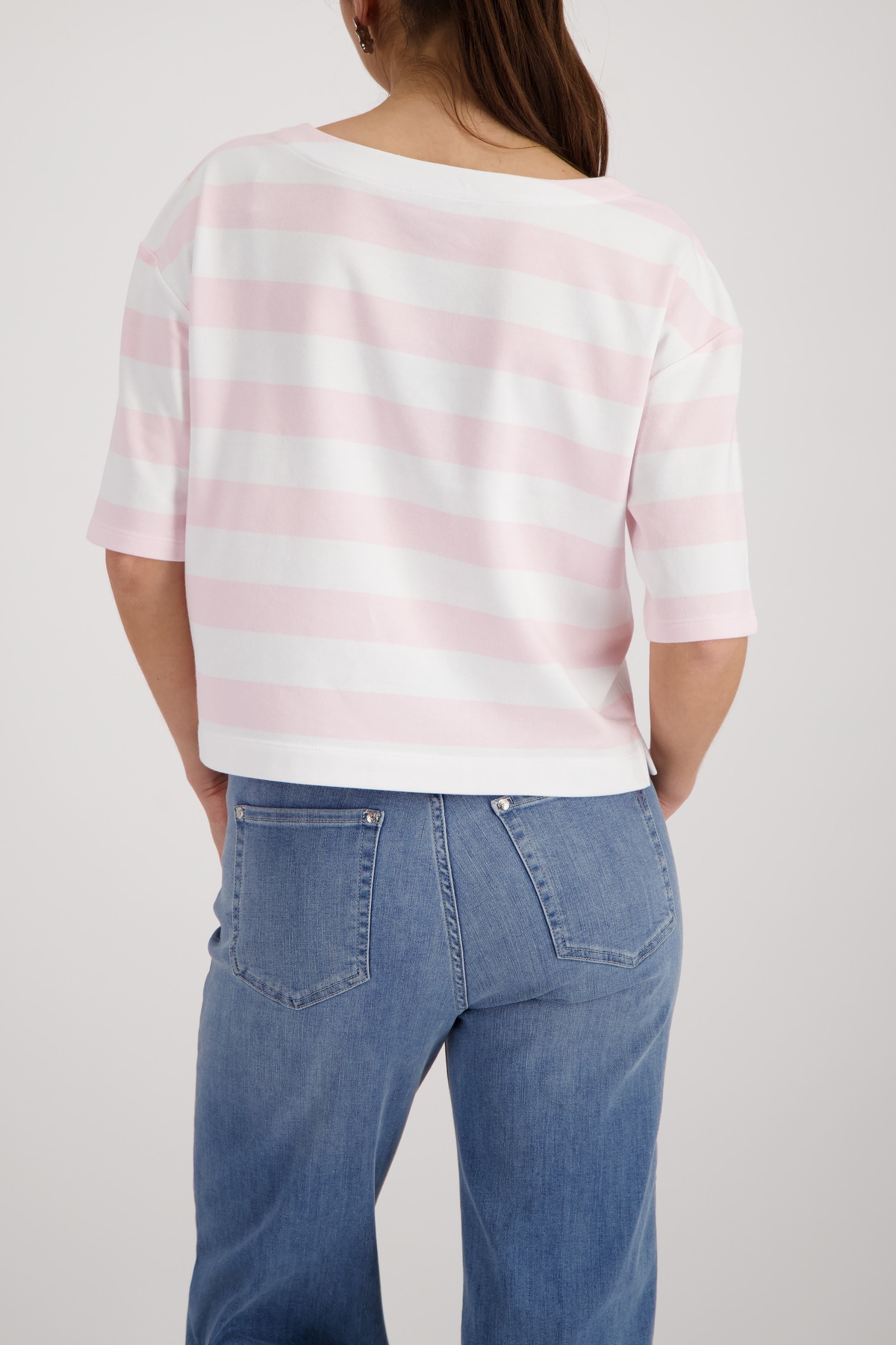 Monari Sweatshirt »Sweatshirt Basic Ringel«, Regular fit mit Streifen
