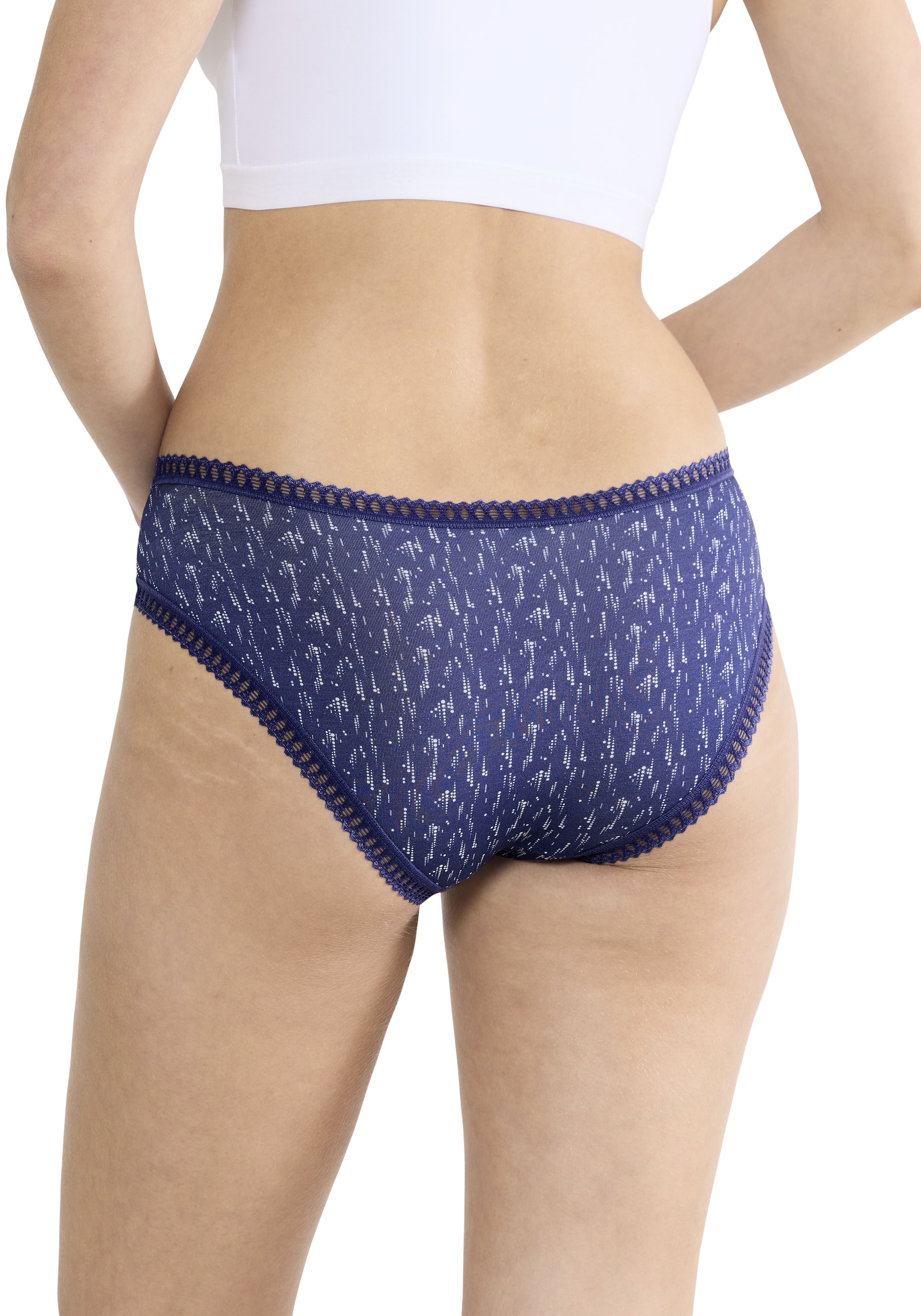 sloggi Hipster »GO Crush«, (3er Pack), Spitze, elastisch, weich, Multipack, Baumwollmix