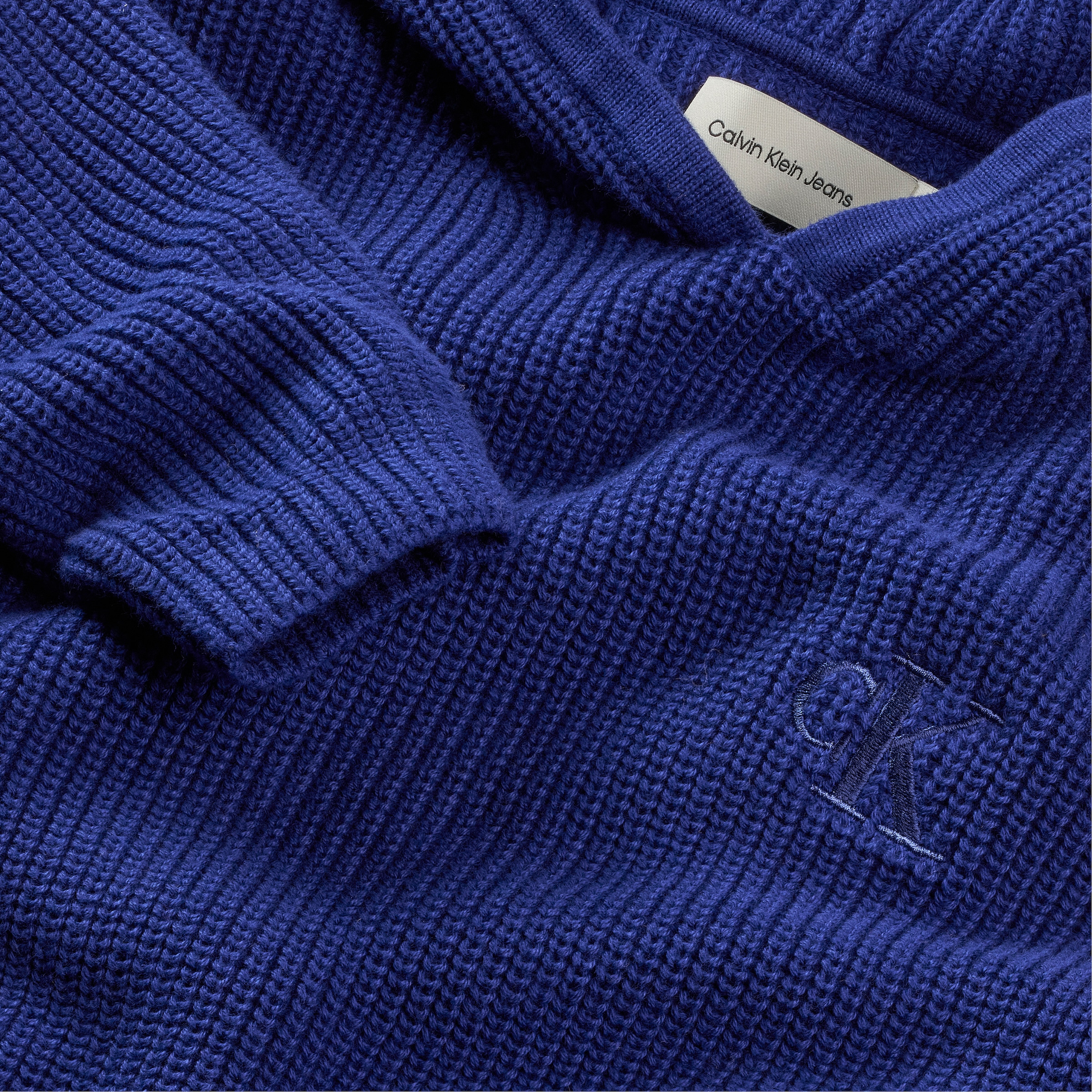 Calvin Klein Jeans Strickpullover »RIB KNIT HOODIE«, für Kinder bis 16 Jahre, mit Kapuze