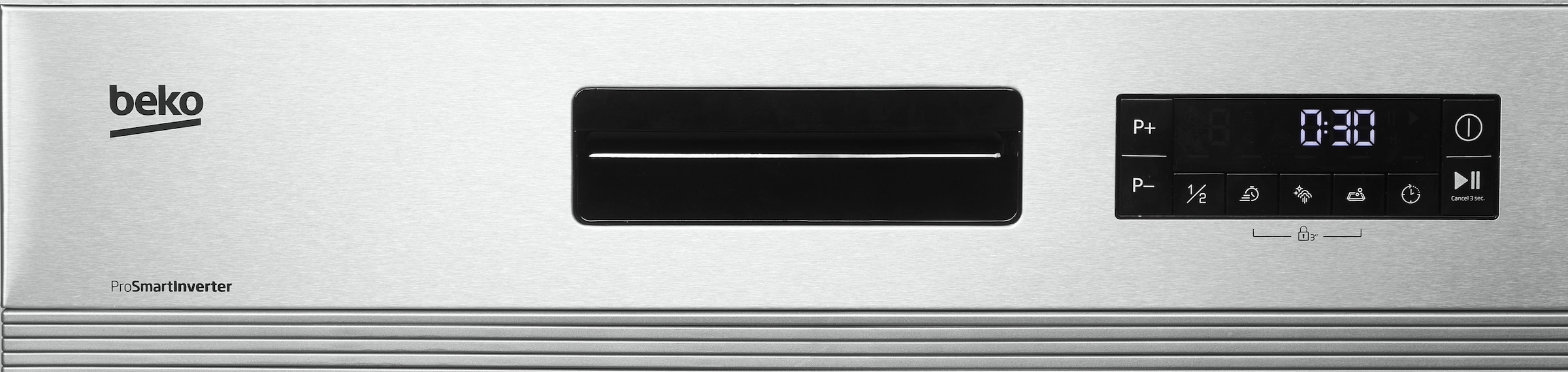 BEKO teilintegrierbarer Geschirrspüler »DSN16440X«, 14 Maßgedecke, ProSmart Inverter Motor