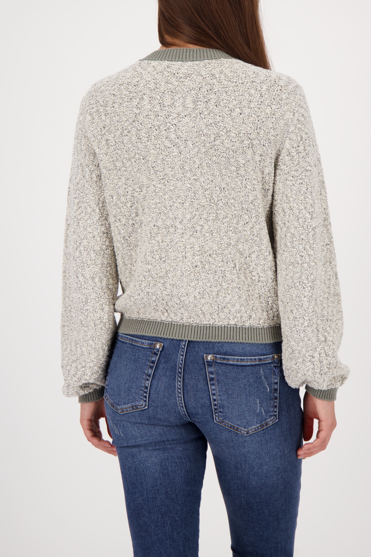 Monari Strickjacke »Jacke Strickjacke Tweed«