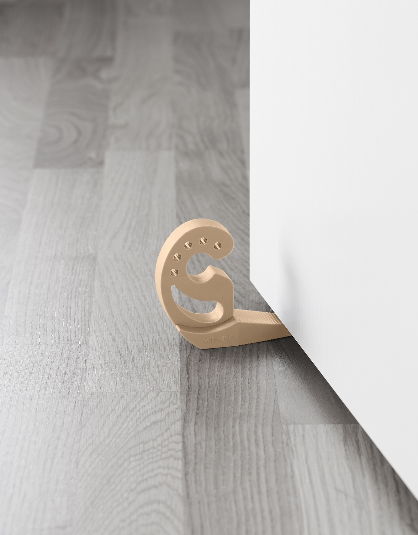 WENKO Fensterstopper »Modell Multi-STOP® Beige«, (Set, 4 St.), Türkeil & Klemmschutz, Türstopper aus Kunststoff