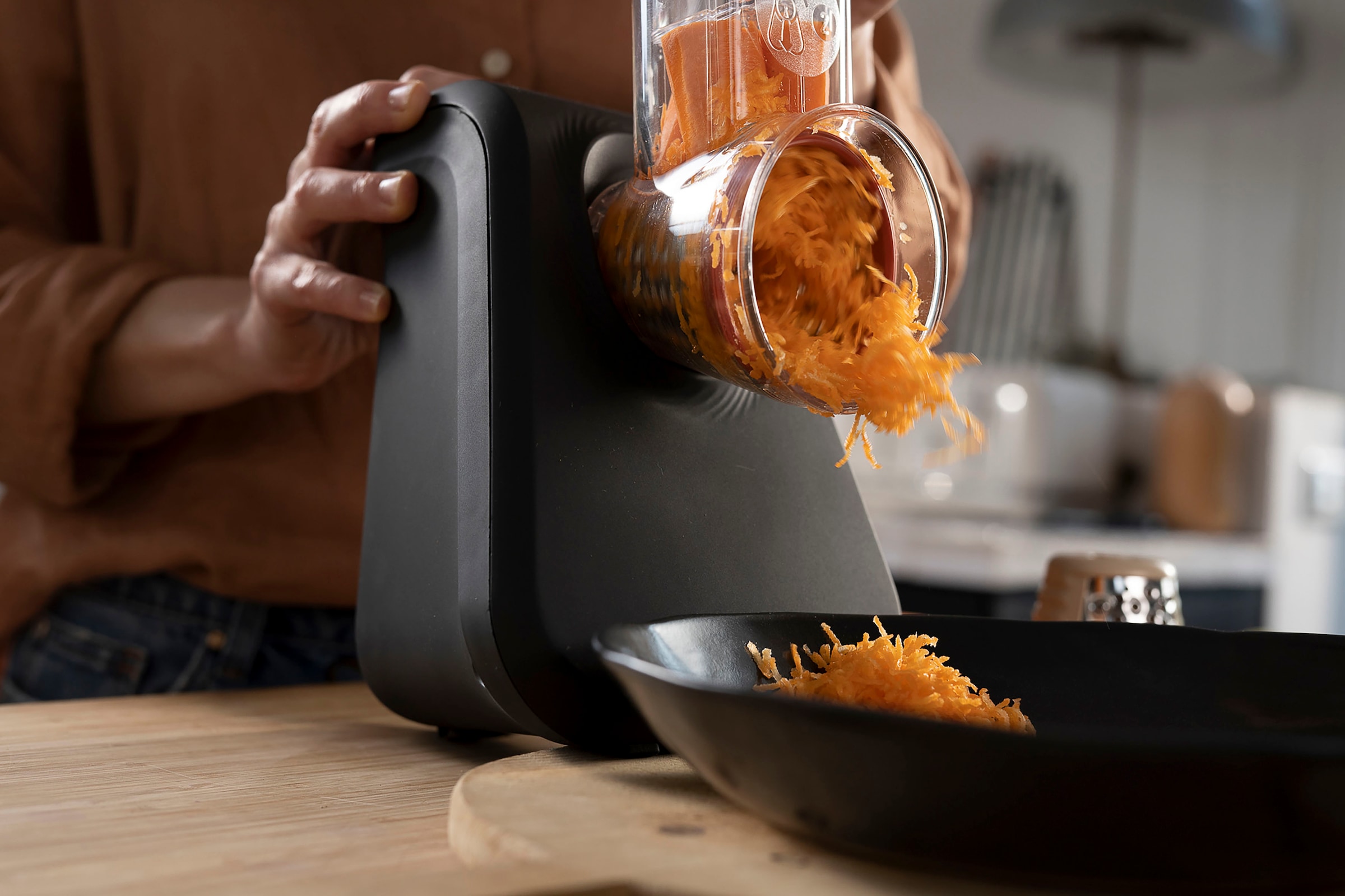 Tefal Zerkleinerer »Eco Respect«, 200 W, Eco-Design, farblich codiertes Kegelsystem, platzsparend, MB77EN