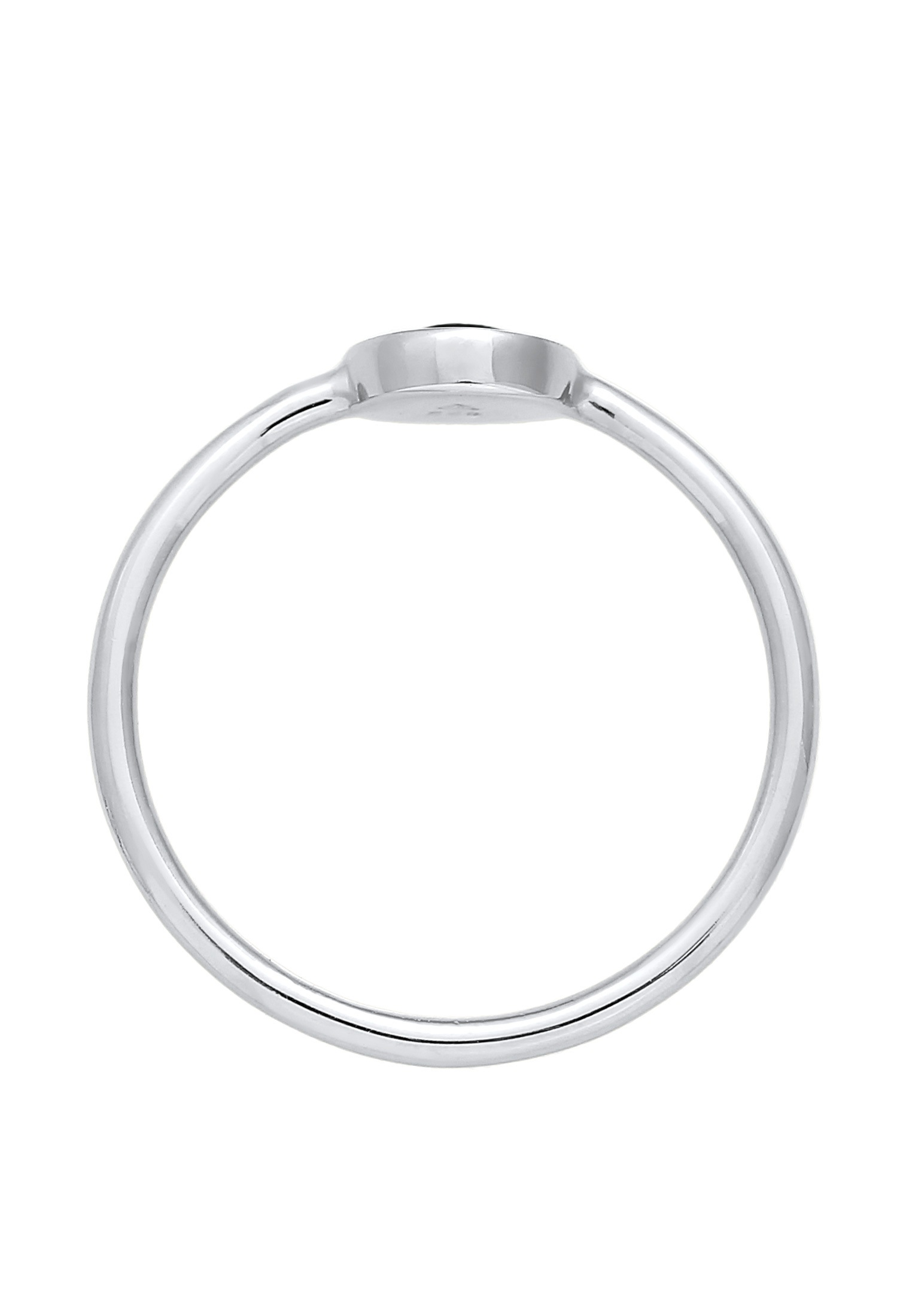 Elli Silberring »Ring Solitär Stapelring Emaille 925 Silber«
