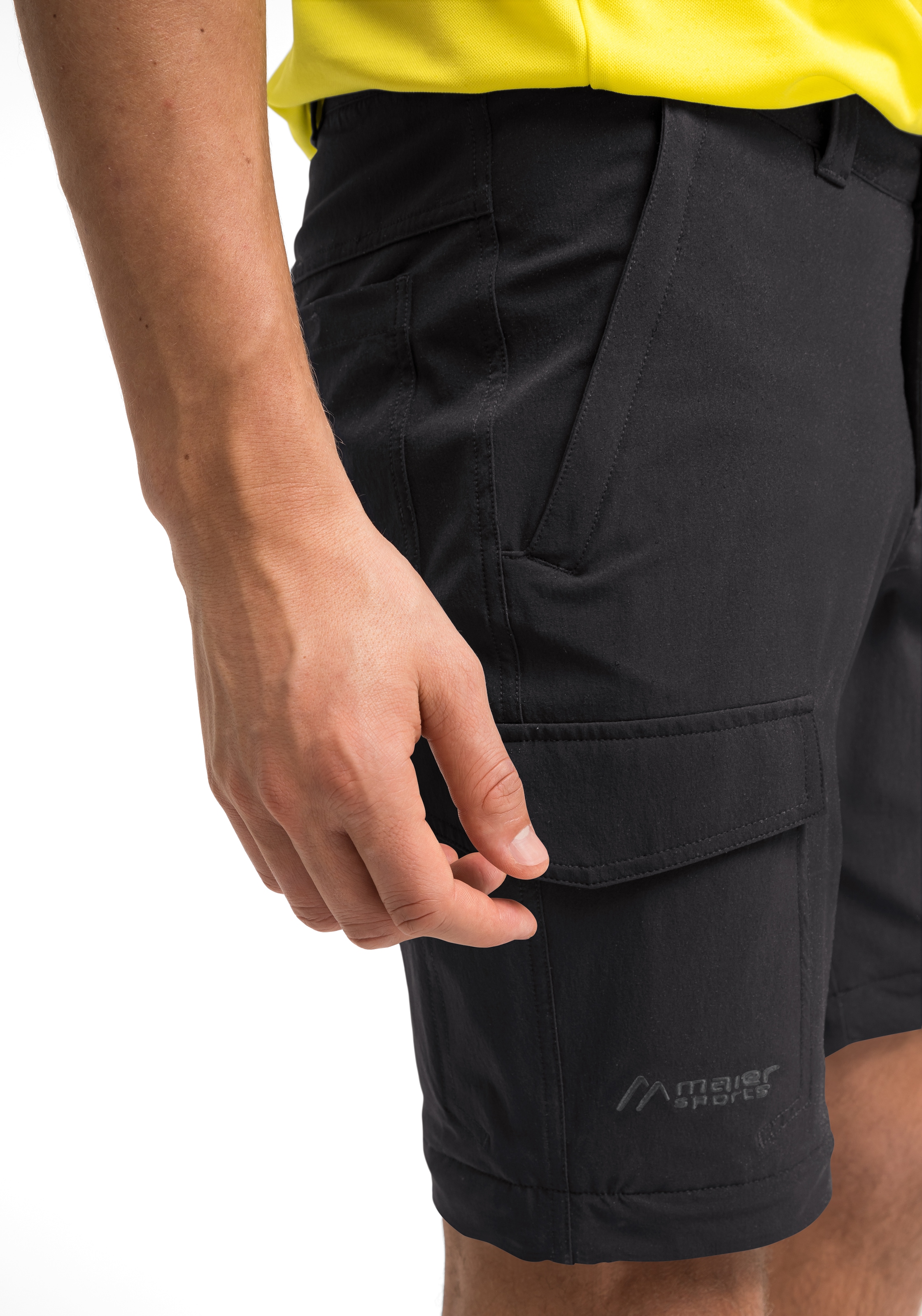 Maier Sports Funktionshose »Torid slim zip«, Herren Wanderhose, zipp-off Outdoor-Hose, 4 Taschen, Slim Fit