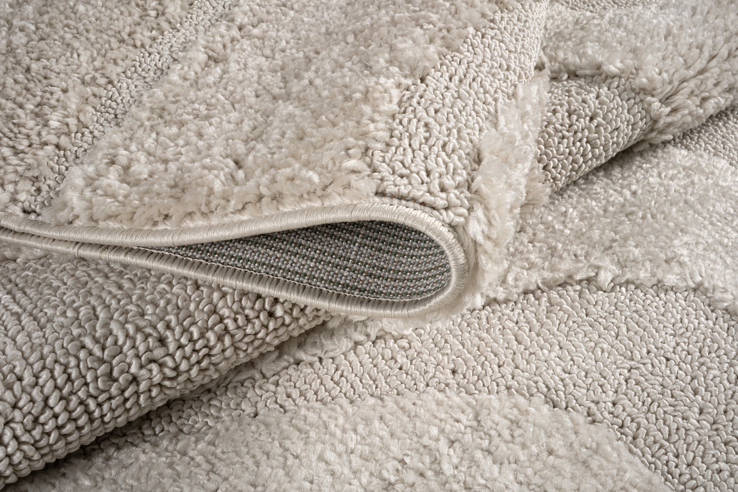 OTTO home Teppich »Flowa, Wellenmuster, Hoch-Tief« rechteckig 20 mm Höhe Modernes Design, 3D Optik, Designteppich, Wohnzimmer