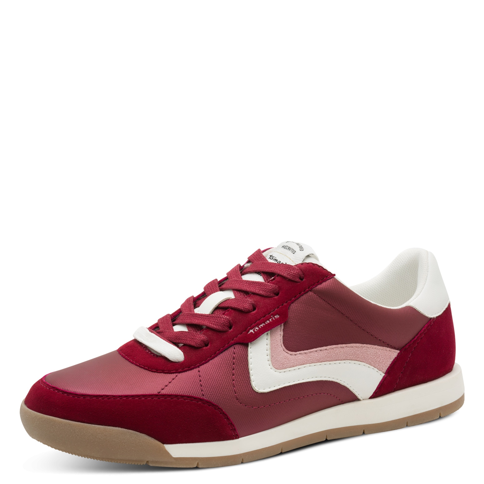 Tamaris Damen Sneaker in rot, Größe 38