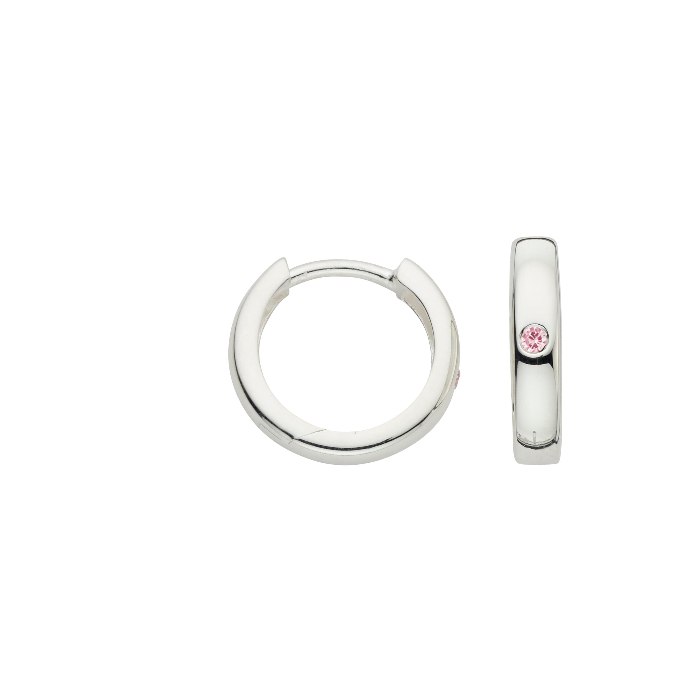 Firetti Paar Creolen »Schmuck Geschenk Silber 925 Ohrschmuck Kristall in mehreren Größen« mit Zirkonia (synth.)