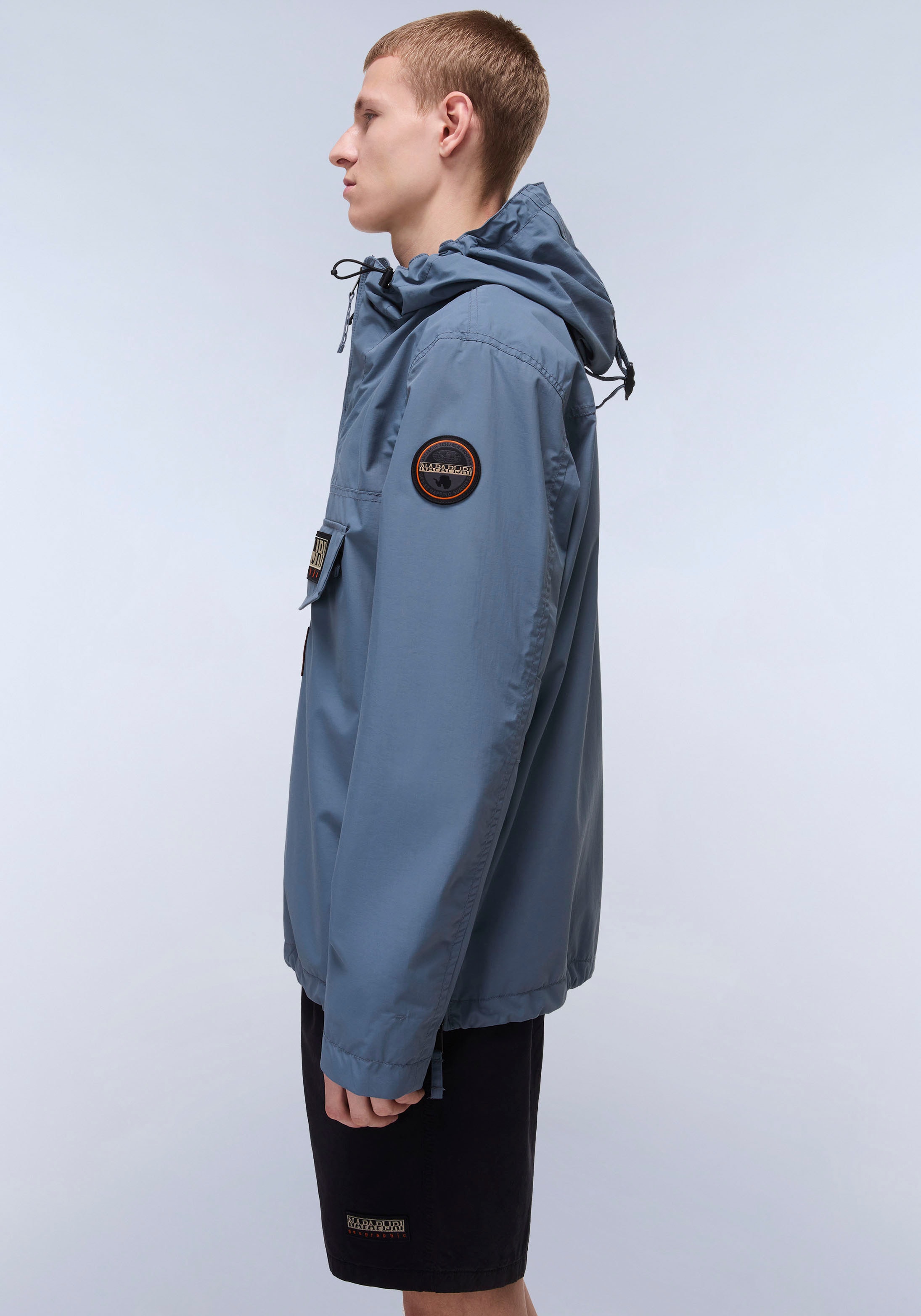 Napapijri Funktionsjacke »RAINFOREST M SUM 3«, mit Kapuze, Mit verstellbarem Gummizug und verschließbarem Schlitz im Saum