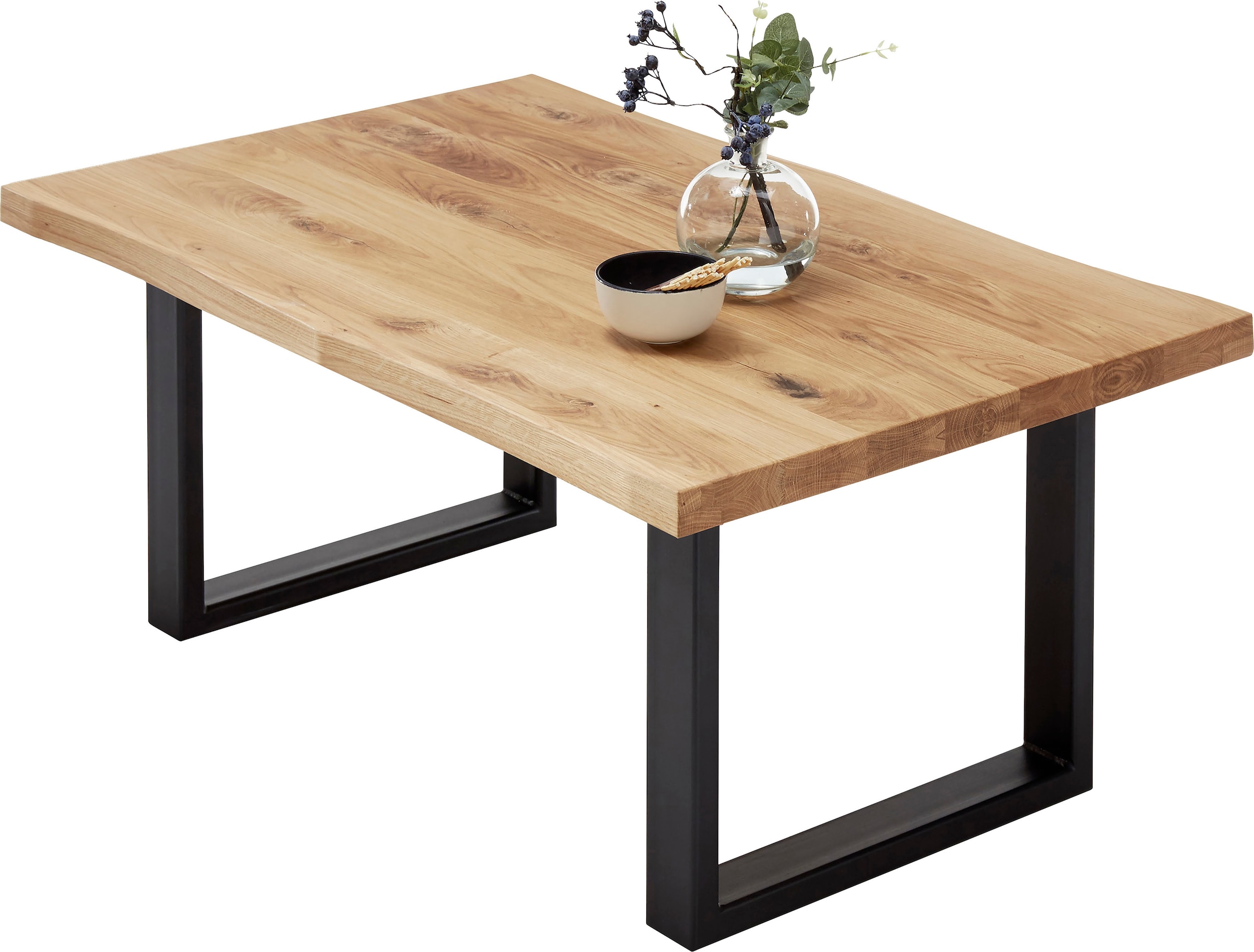 MCA furniture Couchtisch mit »Havanna«, Baumkantenoptik Wohnzimmertisch OTTO Massivholz kaufen bei