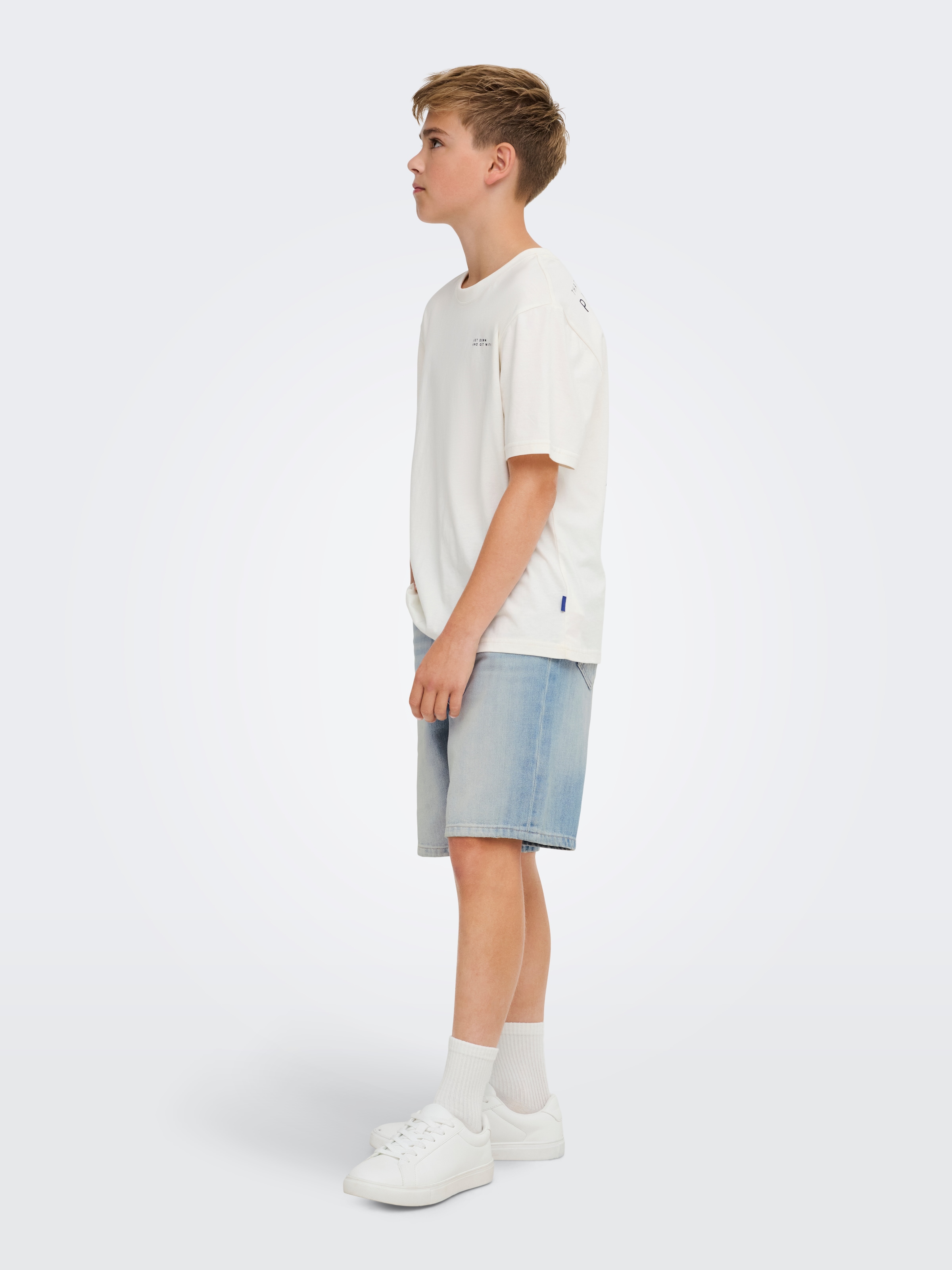 ONLY & SONS junior Jeansbermudas »OSJFADE LB TINTED 6963 TAI DNM SHORTS« Baumwolle