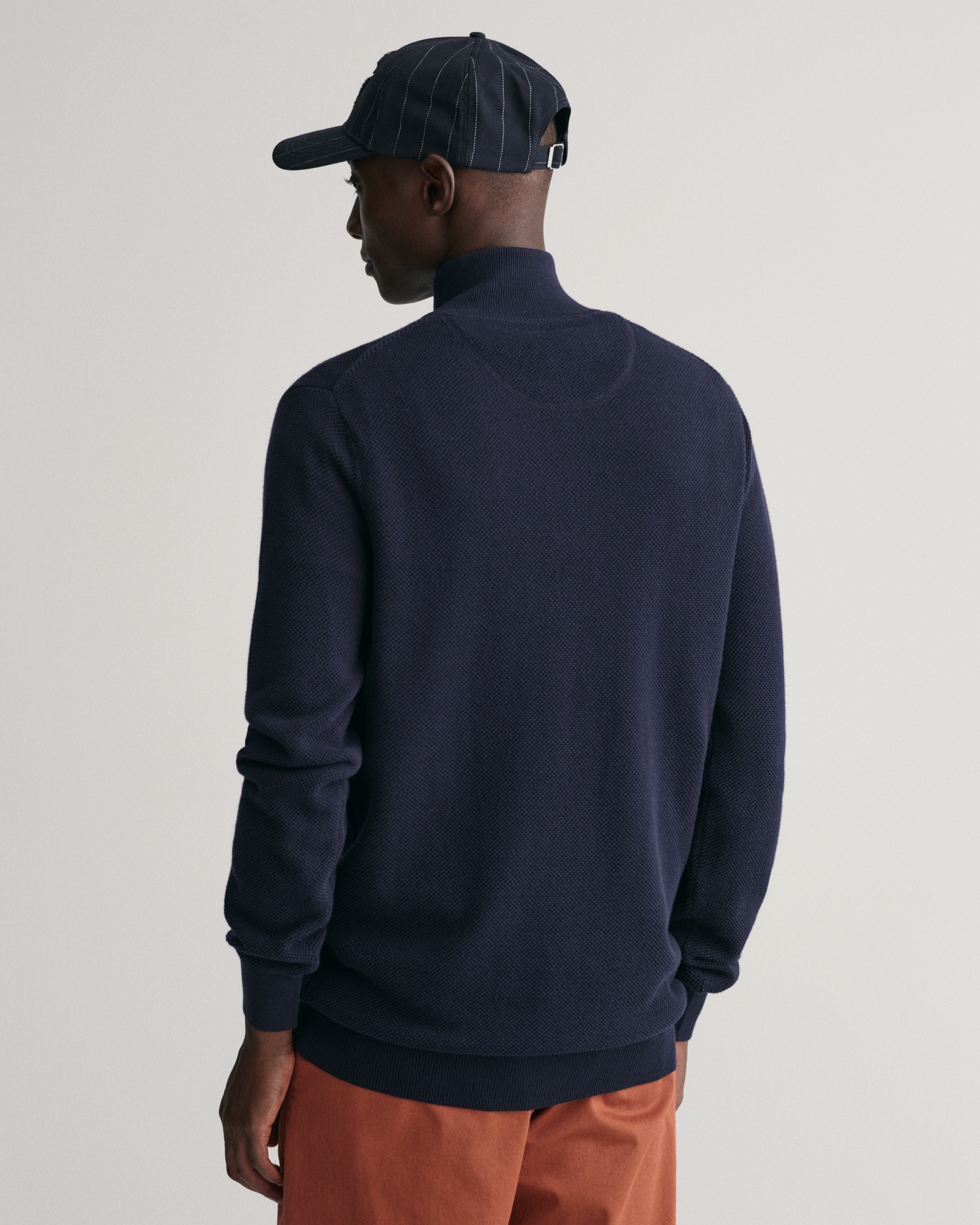 Gant Troyer »COTTON PIQUE HALF ZIP«, mit Piqué-Struktur