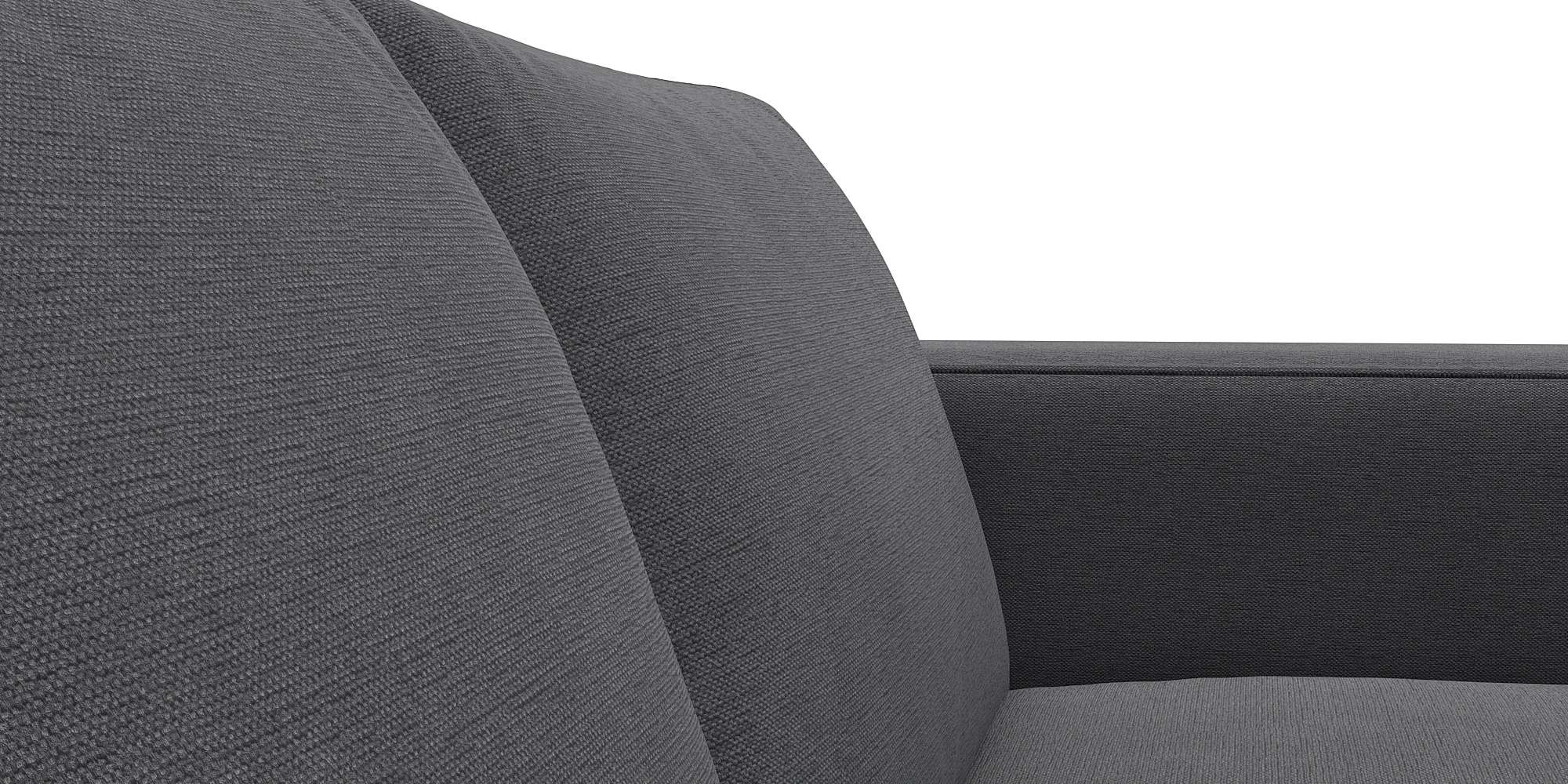 FLEXLUX Ecksofa »Fiore, super bequem durch hochwertigen Sitzaufbau mit Kaltschaum«, breite Armlehnen, Füße Alu+ Eiche, L-Form
