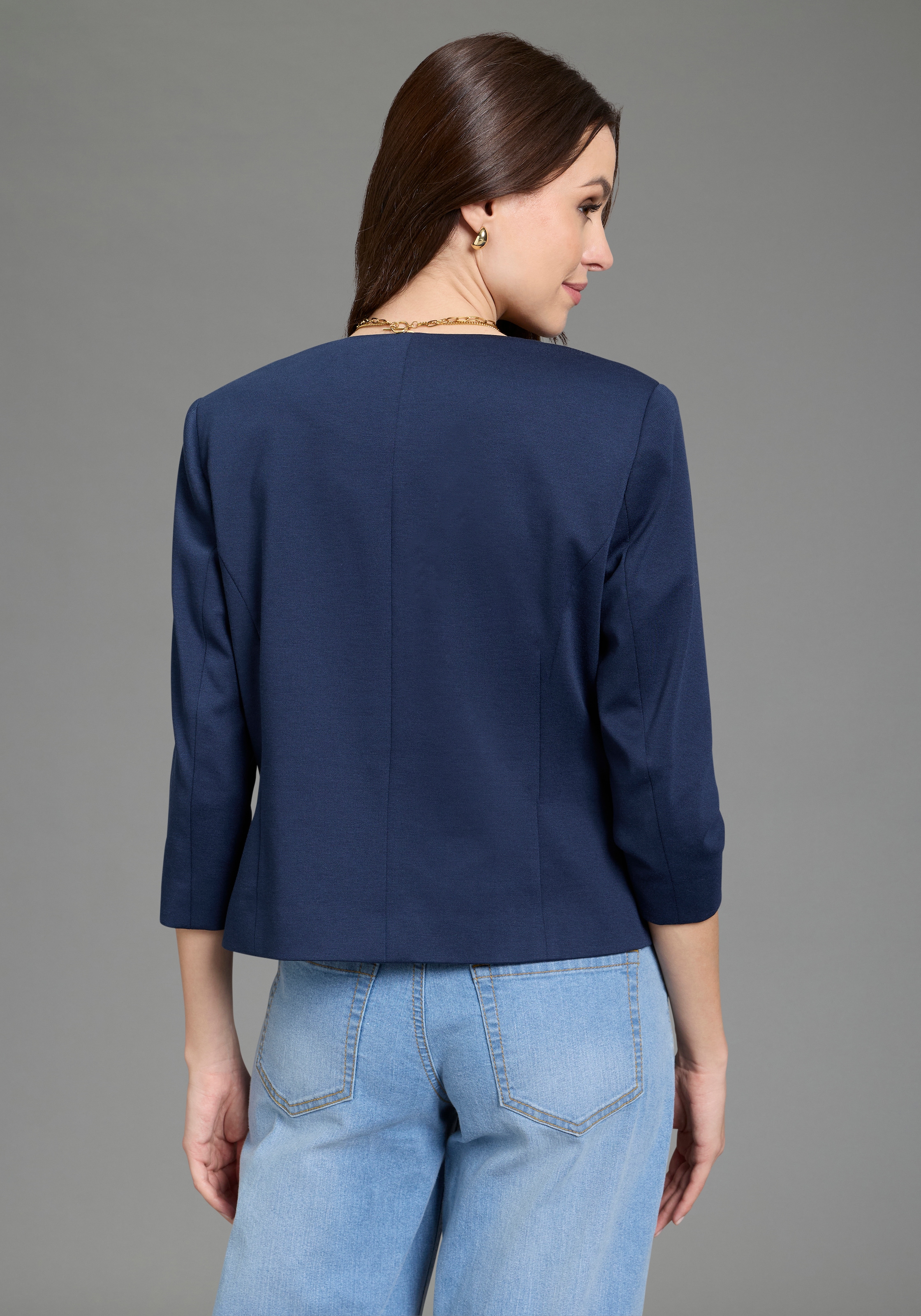 Laura Scott Kurzblazer mit Hakenverschluss