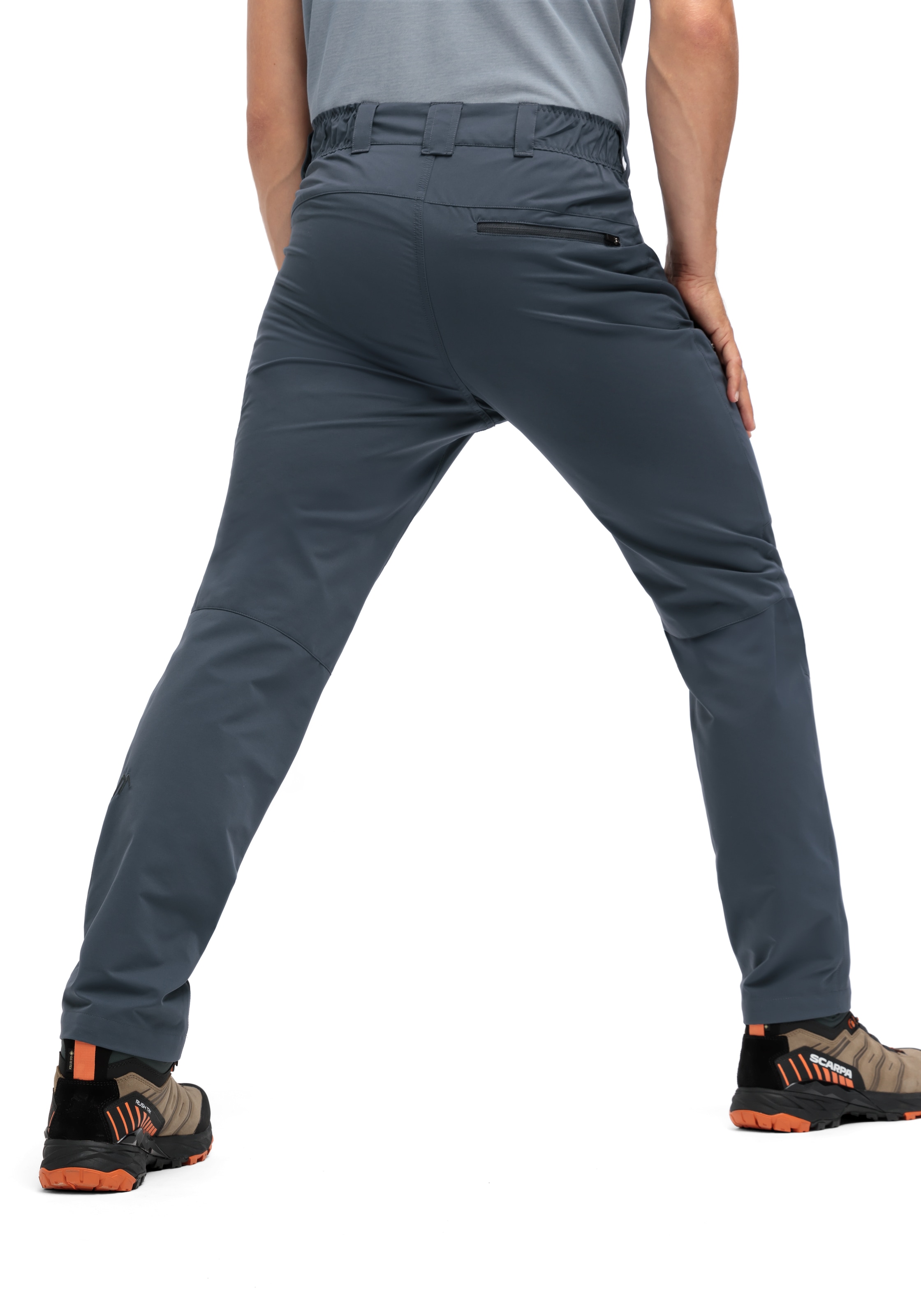 Maier Sports Outdoorhose »Nil Loop«, Herren Wanderhose, Funktionshose mit Taschen + Gürtel, Regular Fit