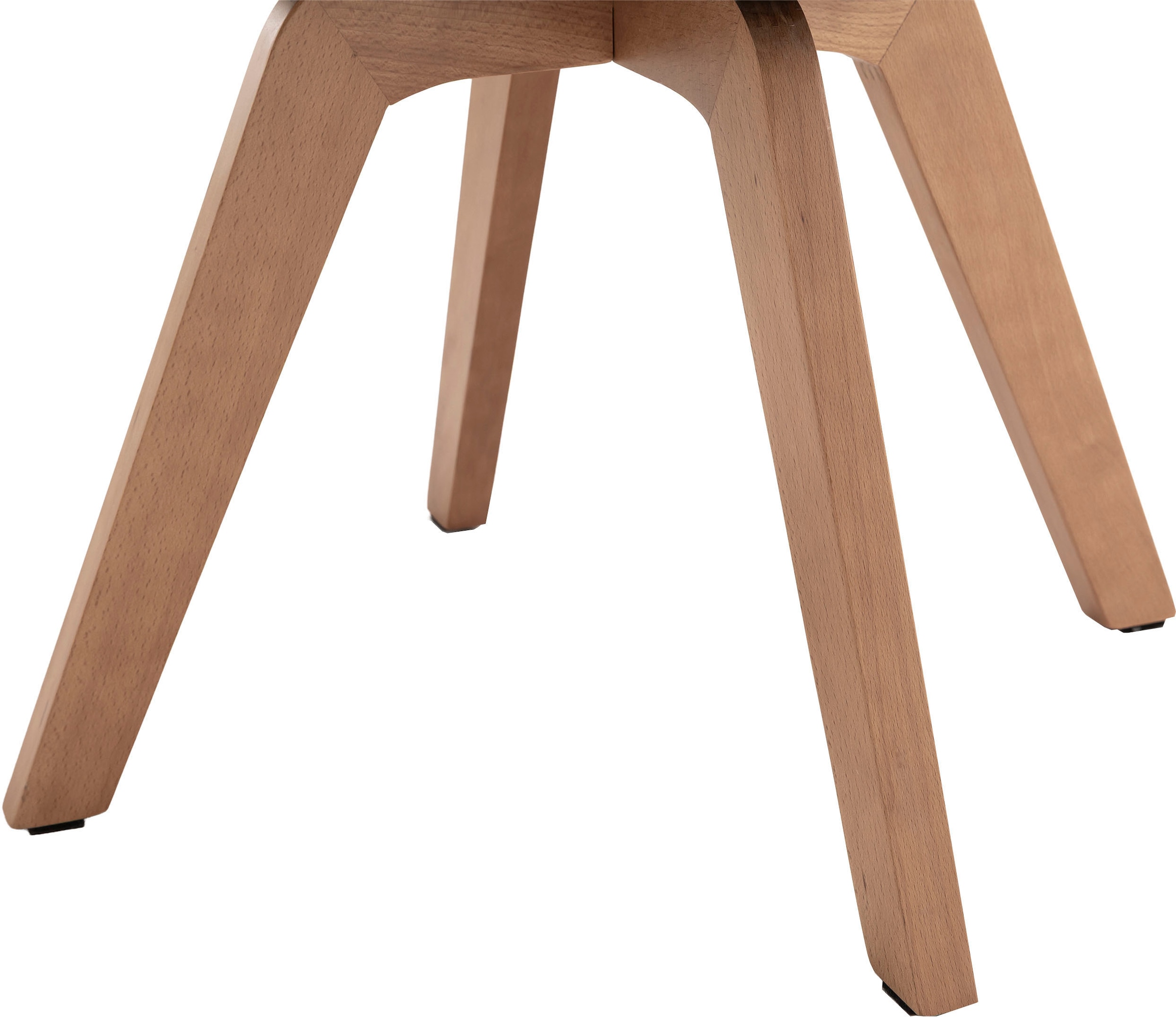 byLIVING Esszimmerstuhl »Tony« (Set) 2 Stk. Webstoff mit Massivholzgestell eichefarbig, 360 Grad drehbar, hoher Sitzkomfort