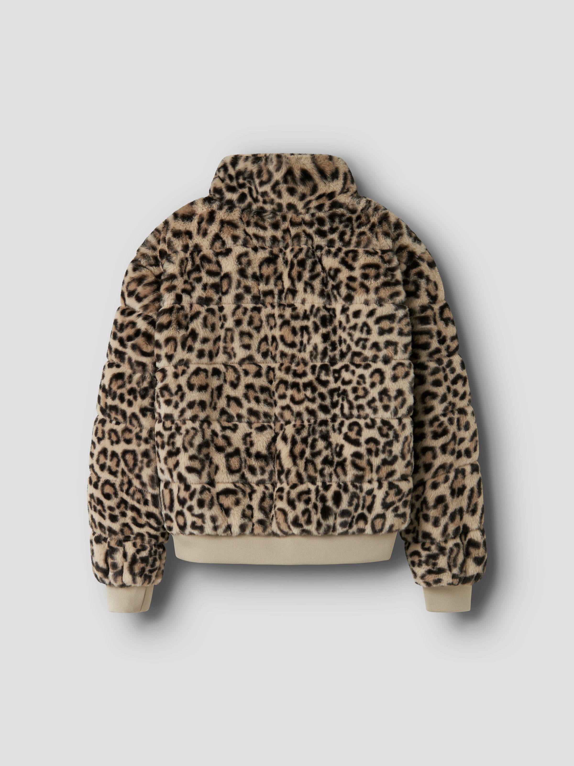 Name It Plüschjacke »NKFMILA JACKET PB« ohne Kapuze Kunstfaser