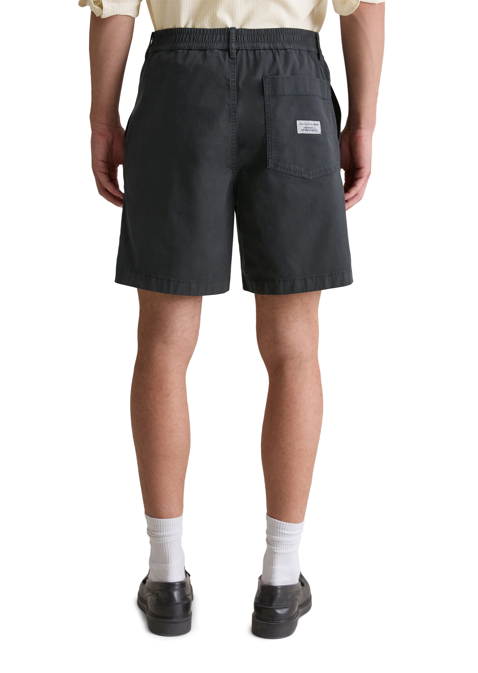 Marc O'Polo DENIM Shorts, elastischer Twill, regular, Bund elastisch