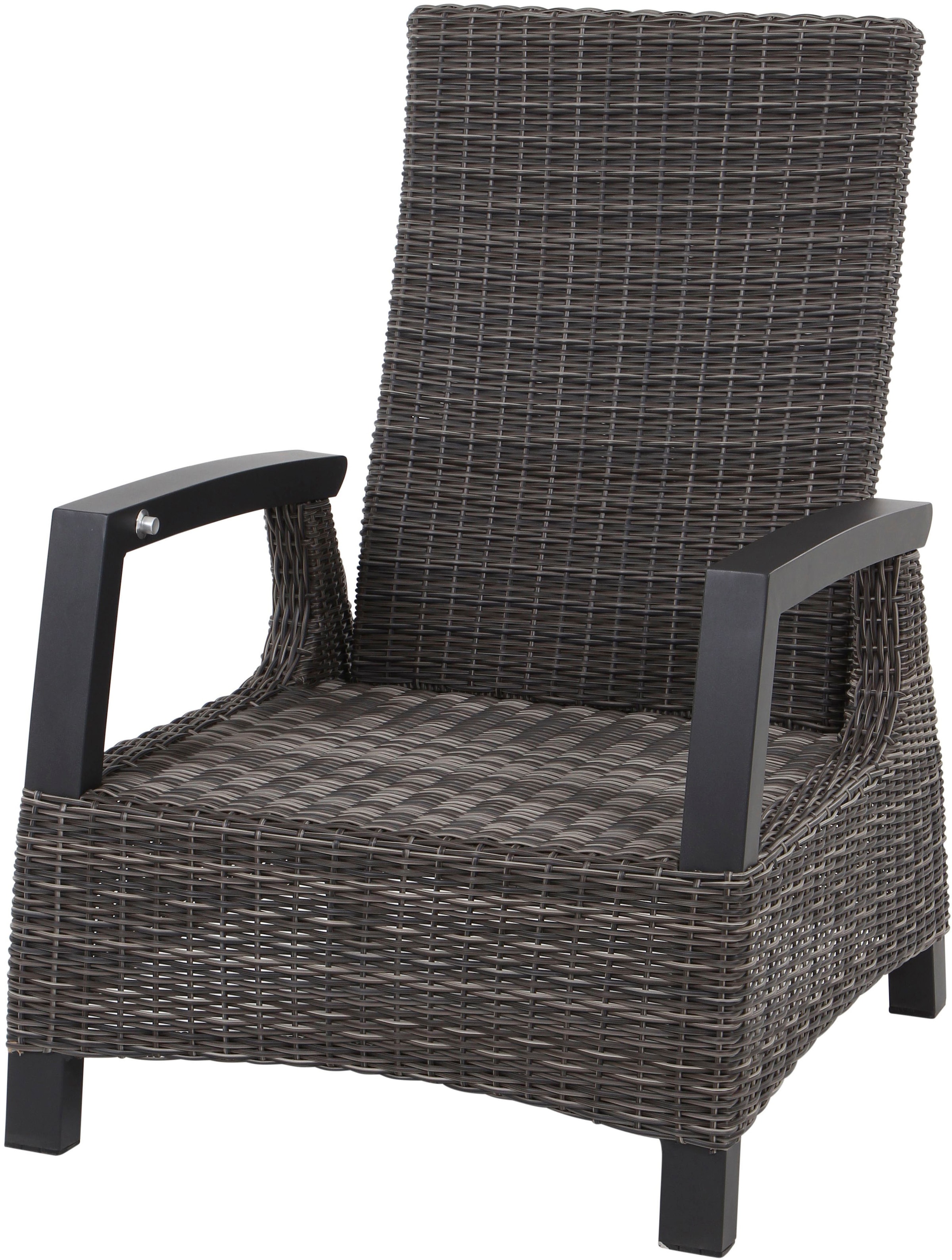Siena Garden Gartenlounge-Set »Corido«, (Set, 9 tlg.), bestehend aus 2 Sesseln, 1 Sofa, 1 Tisch und 5 Auflagen