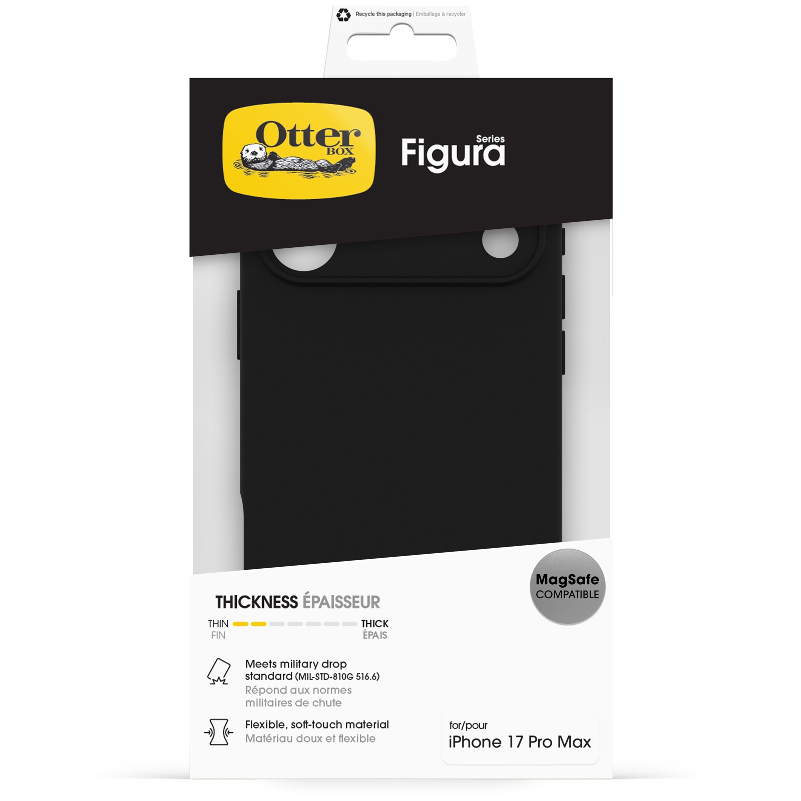 Otterbox Handyhülle »Figura für Apple iPhone 17 Pro Max« Apple iPhone 17 Pro Max Backcover, Schutzhülle, Handyschutzhülle, Case, Schutzcase, stoßfest