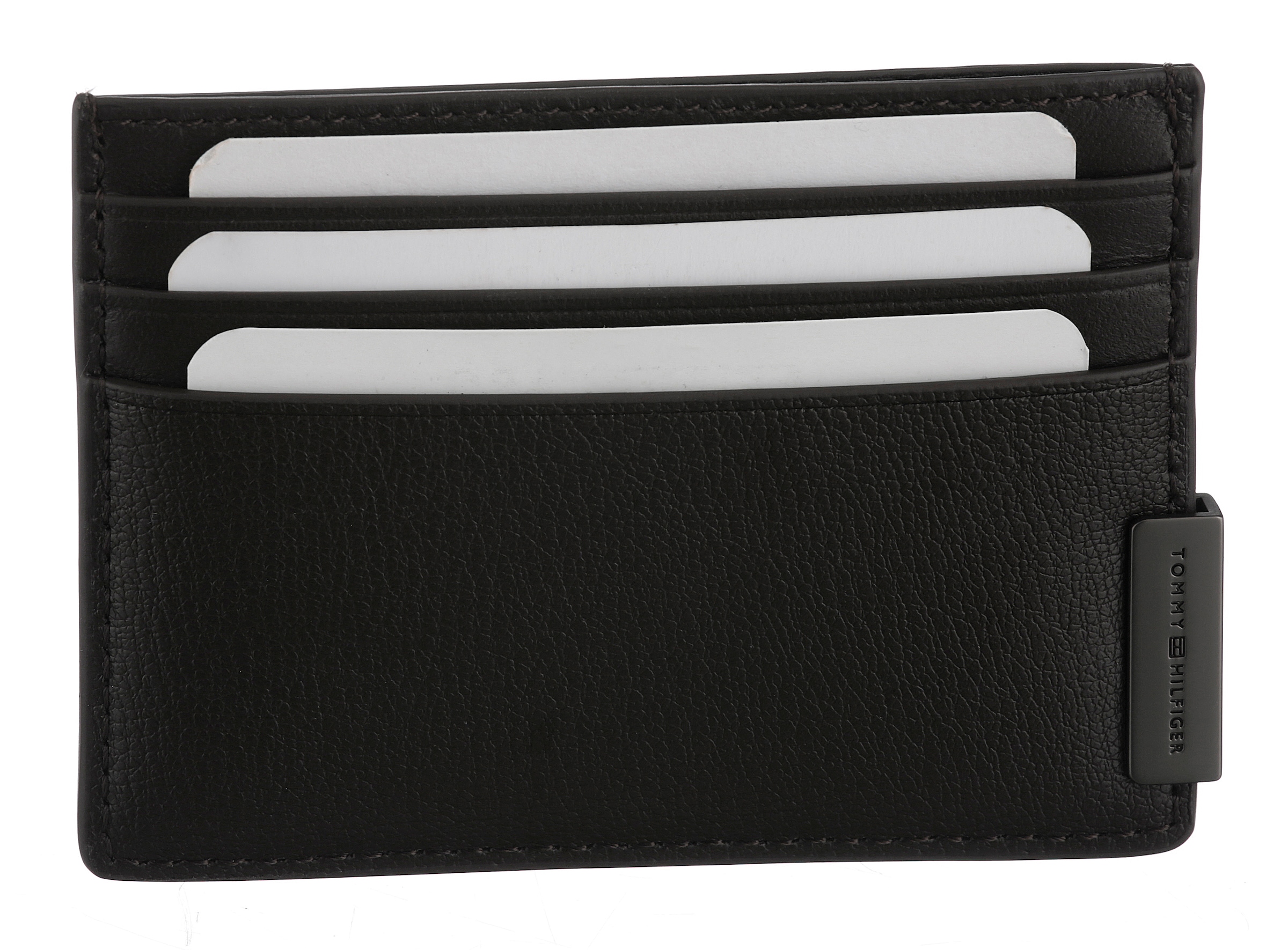 Tommy Hilfiger Kartenetui »TH HARDWARE CC HOLDER« , Unisex, Mini Geldbeutel, Men Portemonnaie mit seitlichem Label