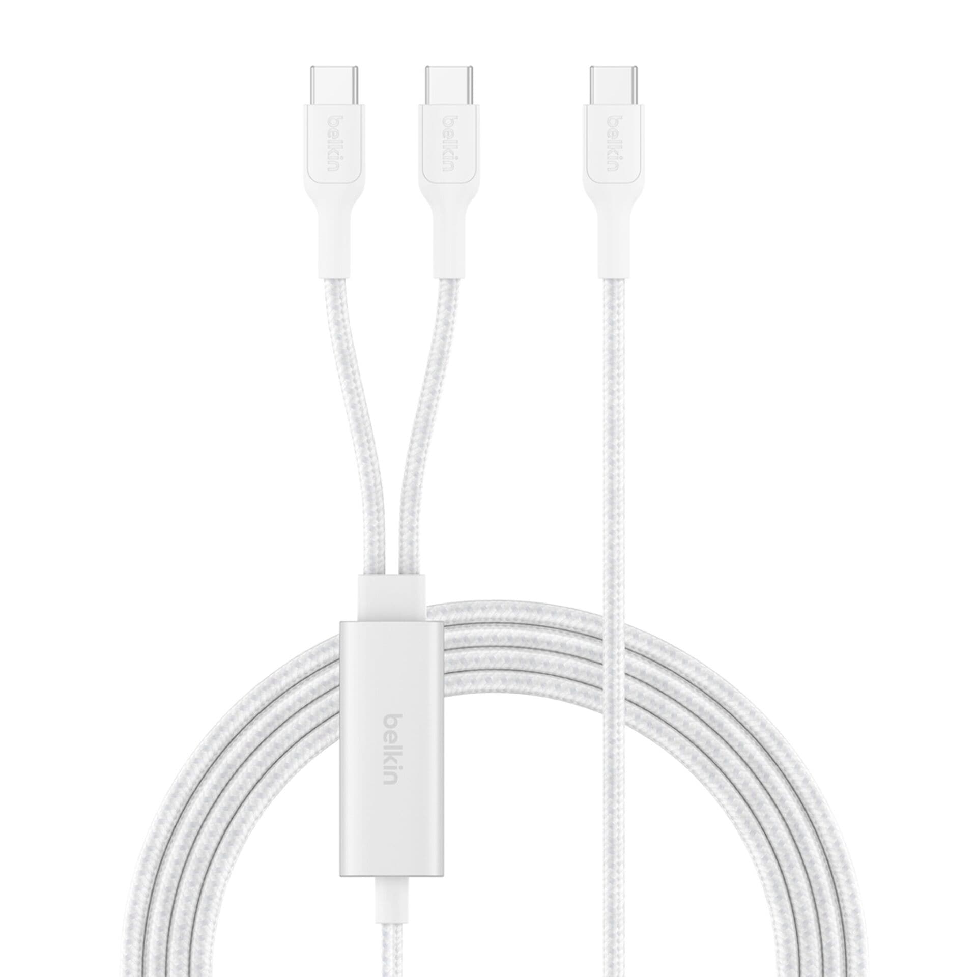 Belkin USB-Kabel »BoostCharge Pro geflochtenes USB-C-Doppelkabel (140 W)« USB-C 150 cm