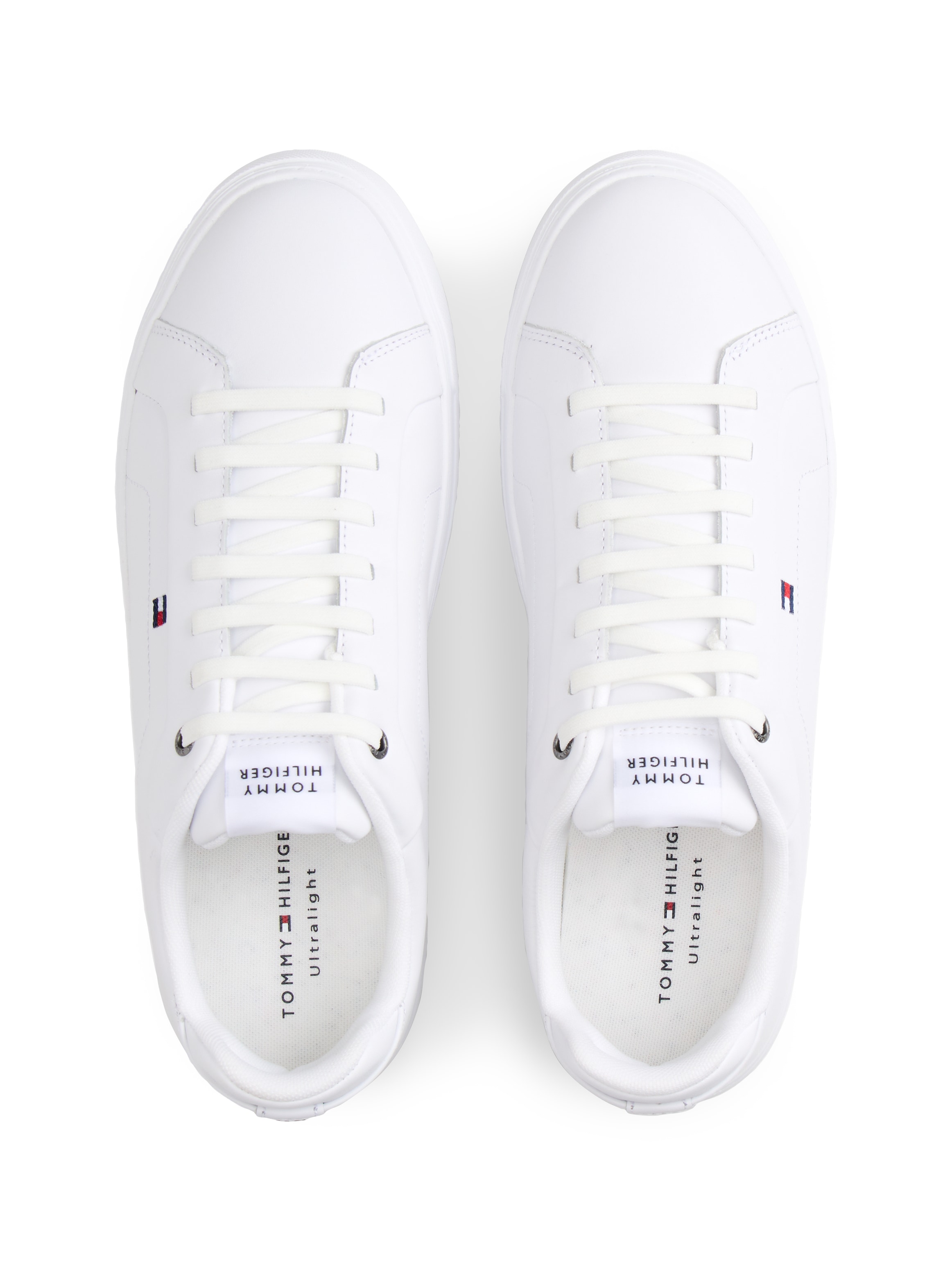 Tommy Hilfiger Sneaker »ICON COURT LIGHT ESS«  , Freizeitschuh, Halbschuh, Schnürschuh, weich gepolsterter Schaftrand