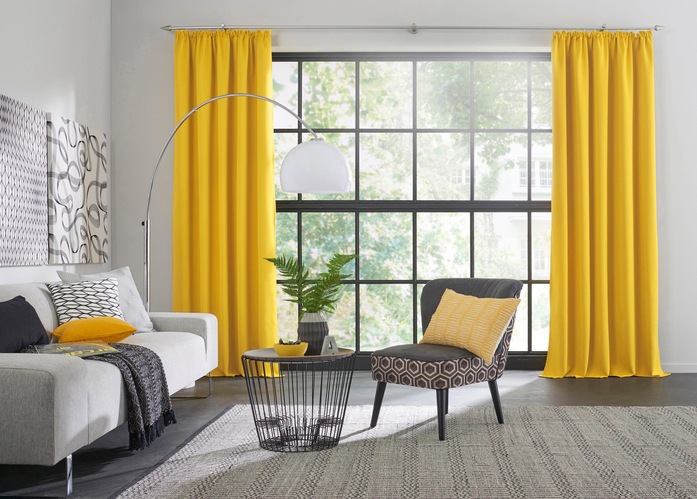 Wirth Vorhang »Dim out« Kräuselband 1 Stk. tlg.