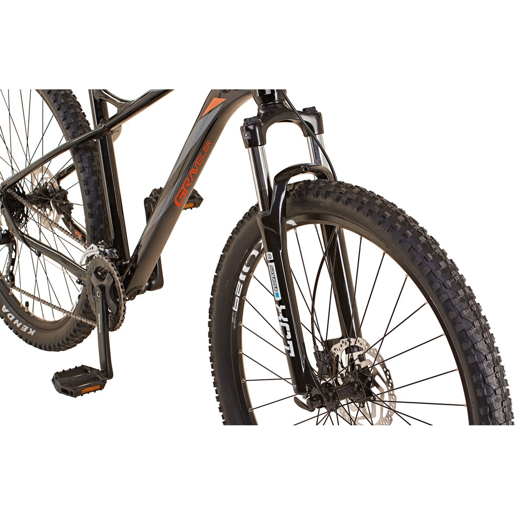 Prophete Mountainbike »GRAVELER 20.BMM.10 Mountain-Bike 29"«, 24 Gang, Shimano, Shimano Altus Schaltwerk, Kettenschaltung