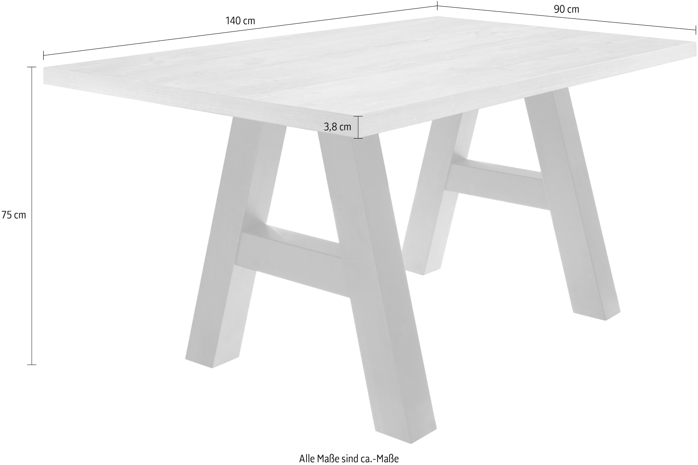 Mäusbacher Esstisch »Mister TOPSELLER!« OTTOs Choice,  Gestell in A-Form