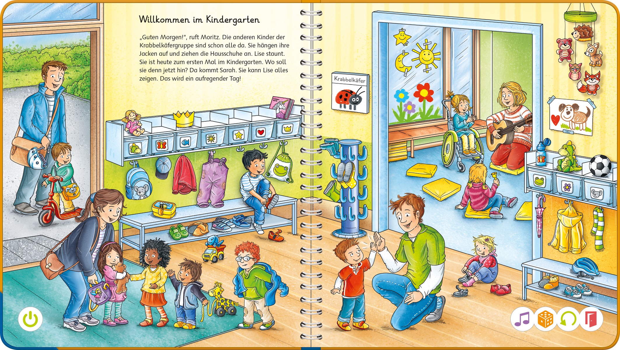 Ravensburger Buch »tiptoi® Mein Wörter-Bilderbuch Kindergarten«, Made in Europe, FSC® - schützt Wald - weltweit