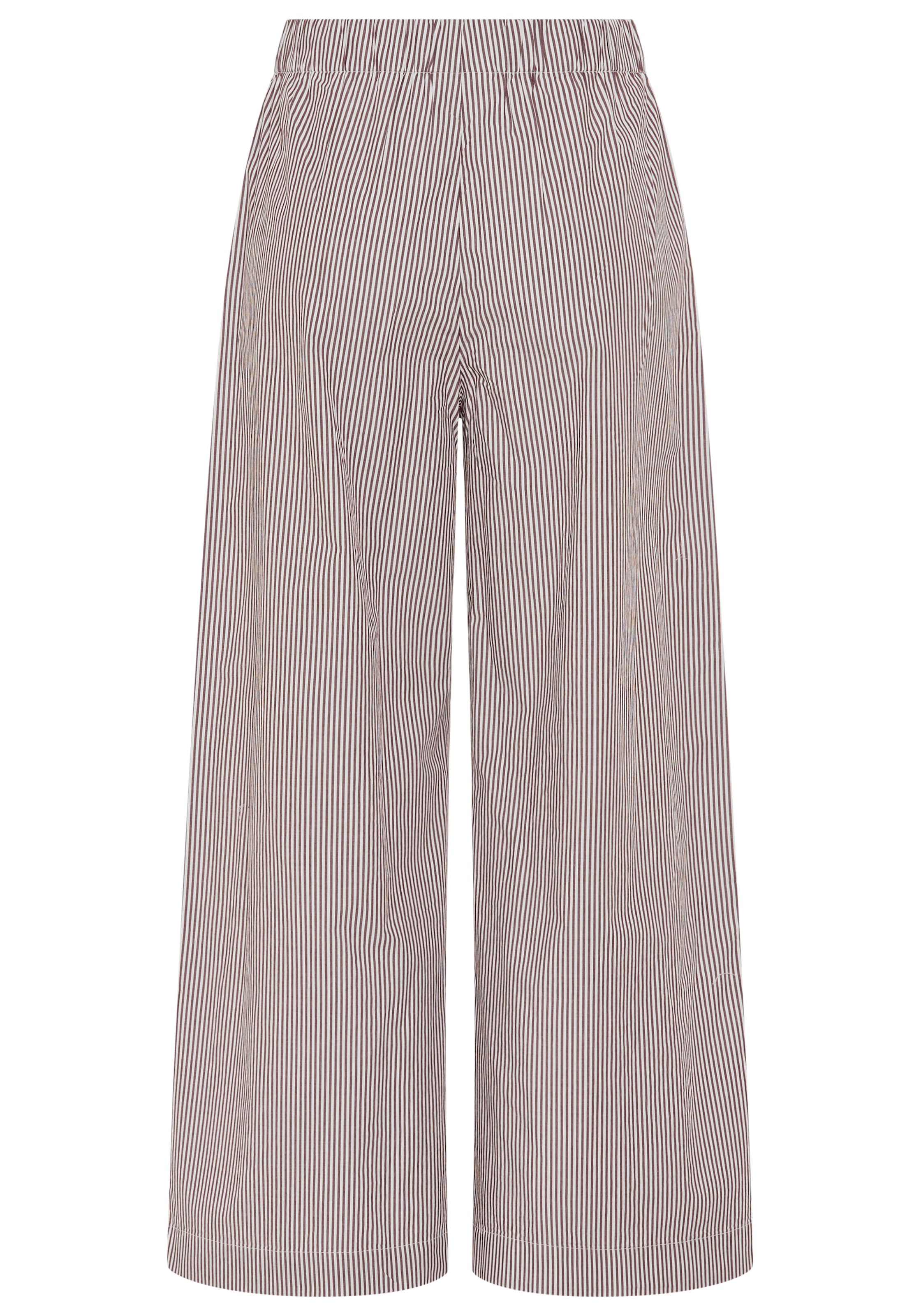 Marc O'Polo DENIM Schlupfhose  weites Bein, elastischer Bund, fein gestreift