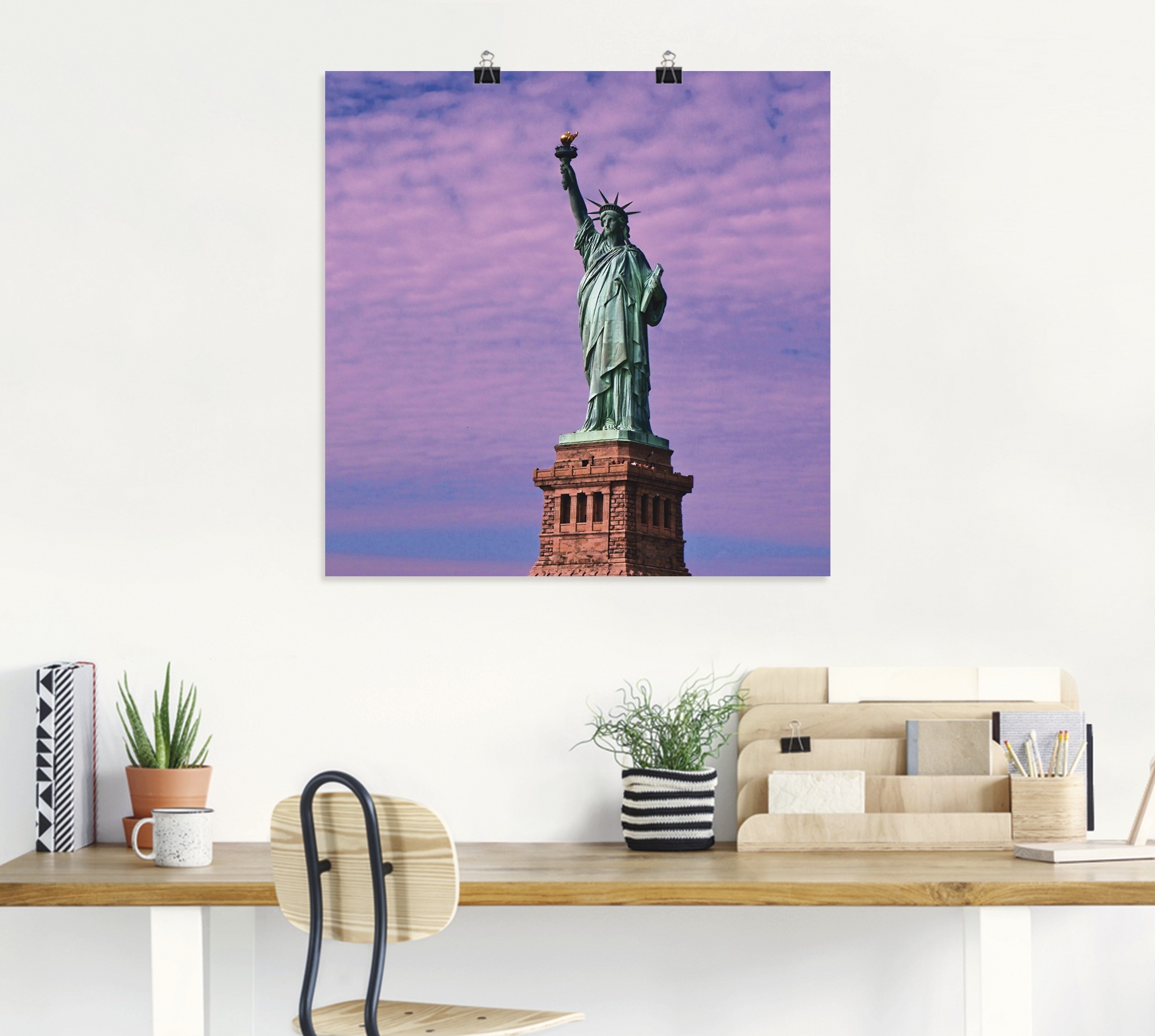 Artland Wandbild »Freiheitsstatue«, Amerika, (1 St.), als Leinwandbild, Poster in verschied. Größen