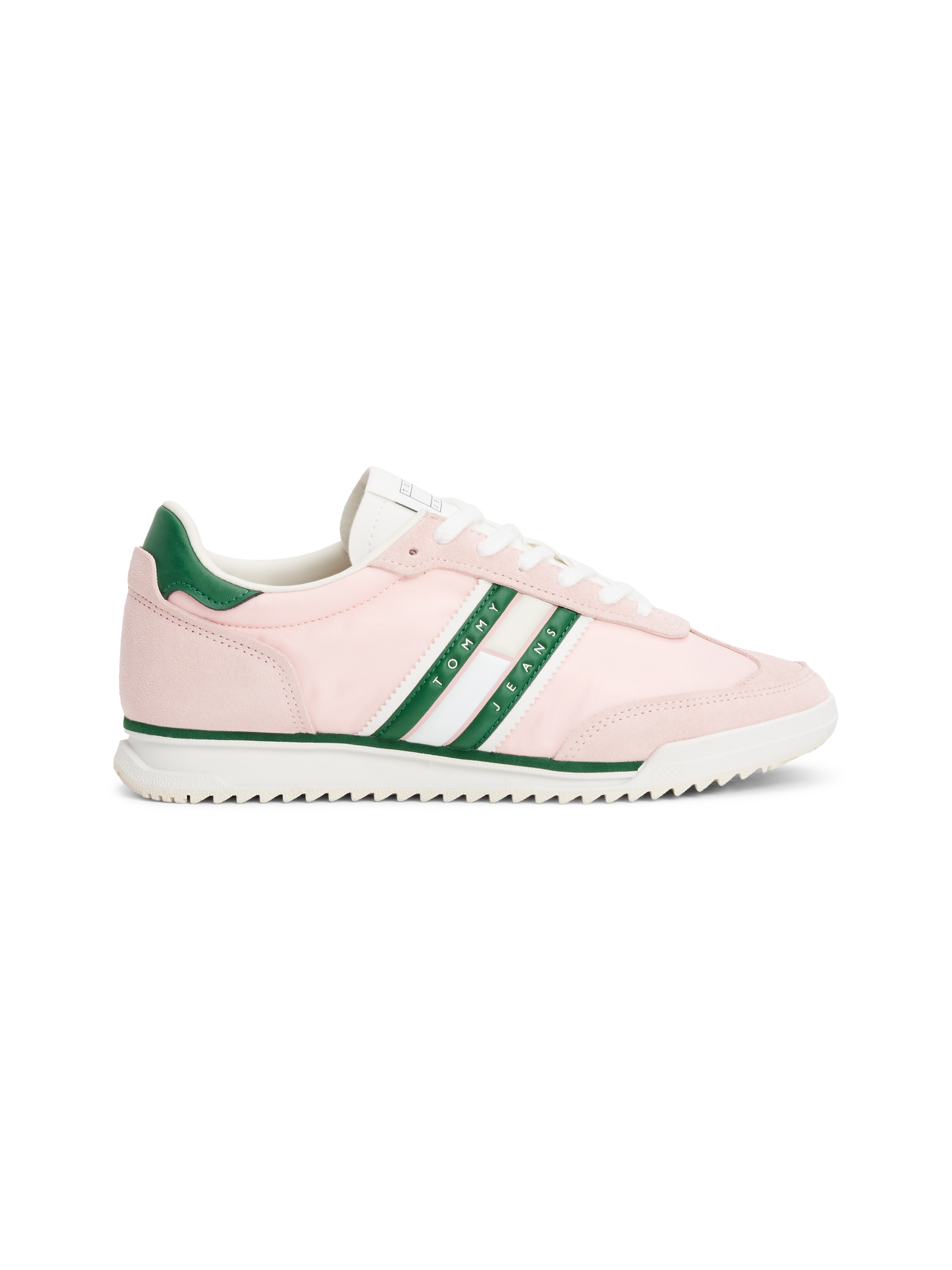 Tommy Jeans Keilsneaker »TJW RETRO RUNNER CLEATED«, Freizeitschuh, Halbschuh, Schnürschuh mit Logoschriftzug