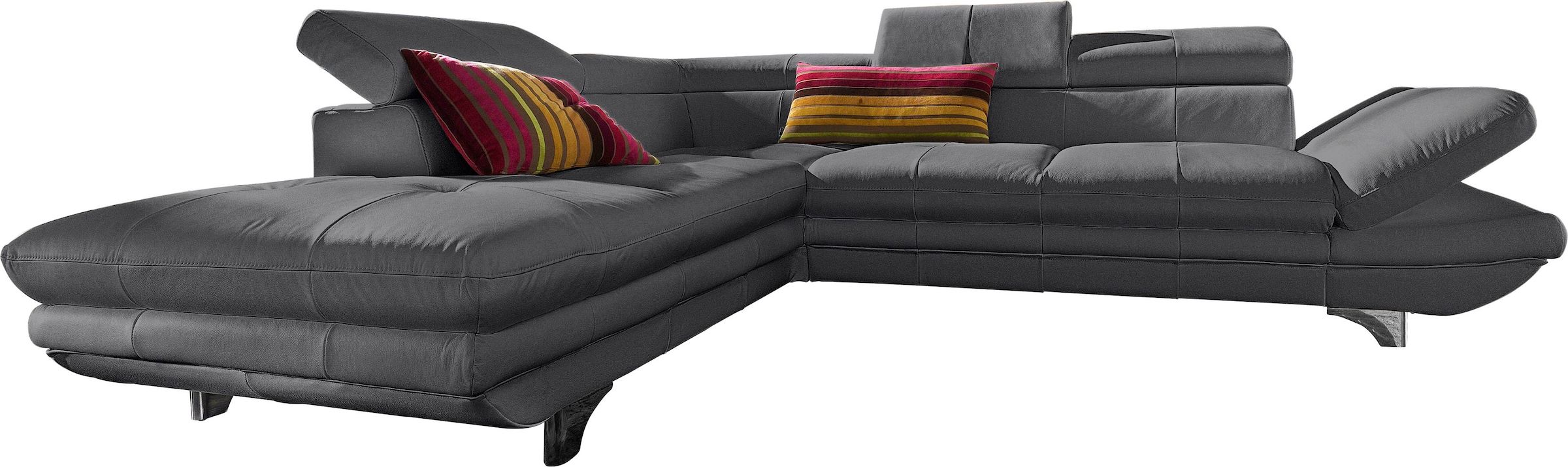 COTTA Ecksofa »Enterprise L-Form«, mit Kopf- und Armteilverstellung, wahlweise mit Bettfunktion