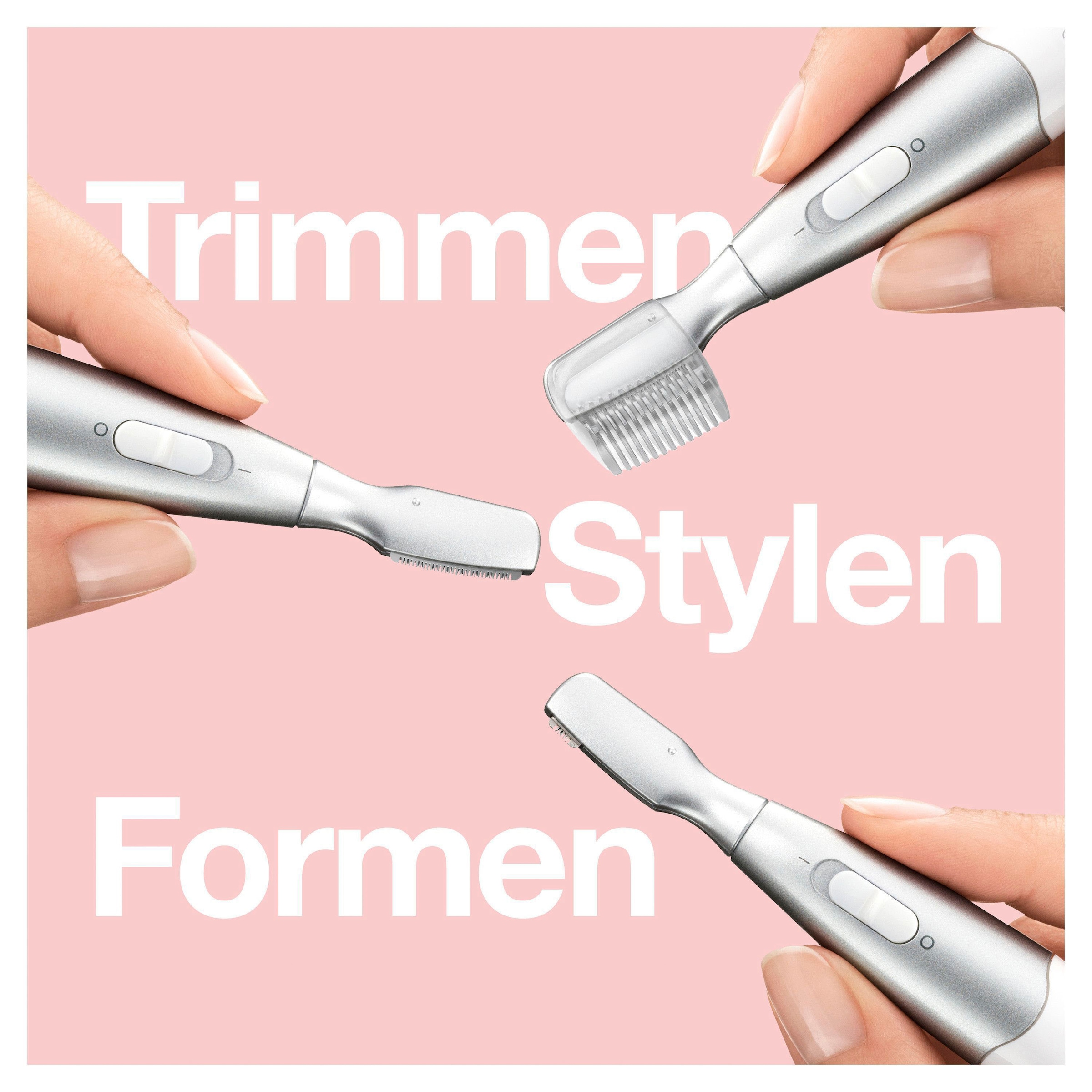Braun Augenbrauentrimmer »FG1106 Augenbrauen-Mini-Präzisionstrimmer«, 4  Aufsätze, passt in jede Handtasche online bei OTTO