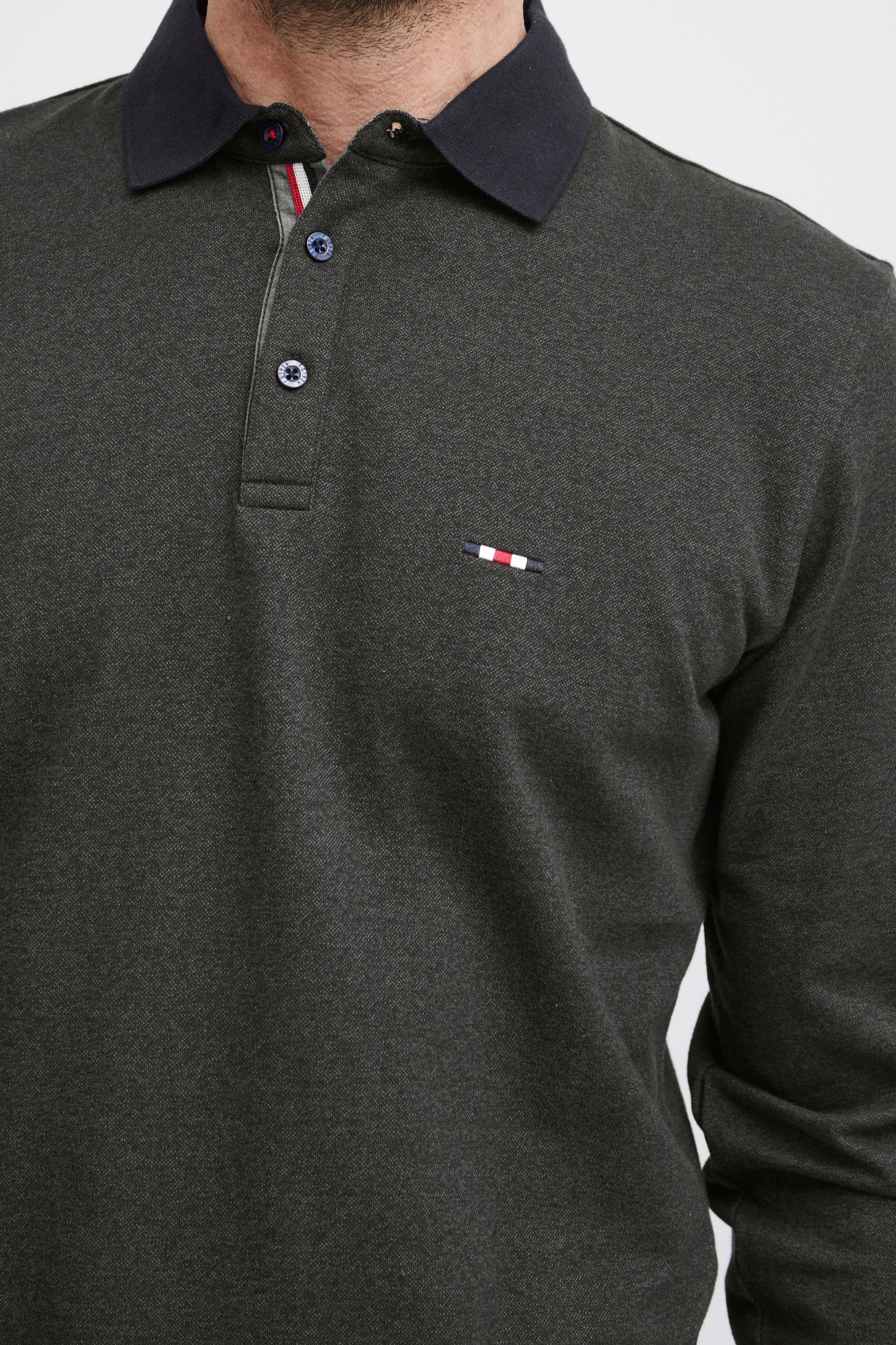FQ1924 Longsleeve »Longsleeve FQPETER two tone polo pique LS«
