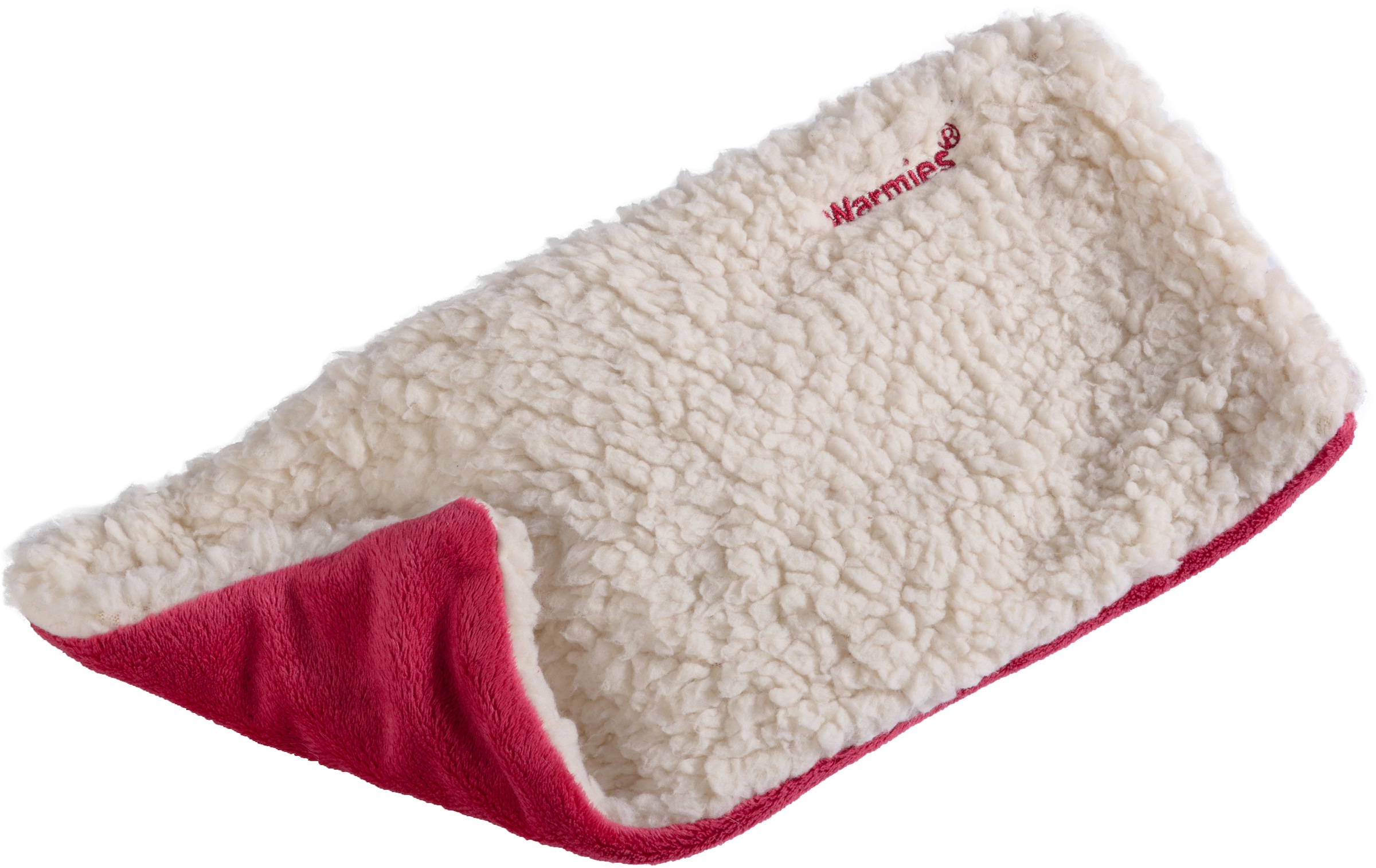 Warmies® Wärmekissen »Hot-Pak® Sherpa beige/rot«, mit Lavendelduft