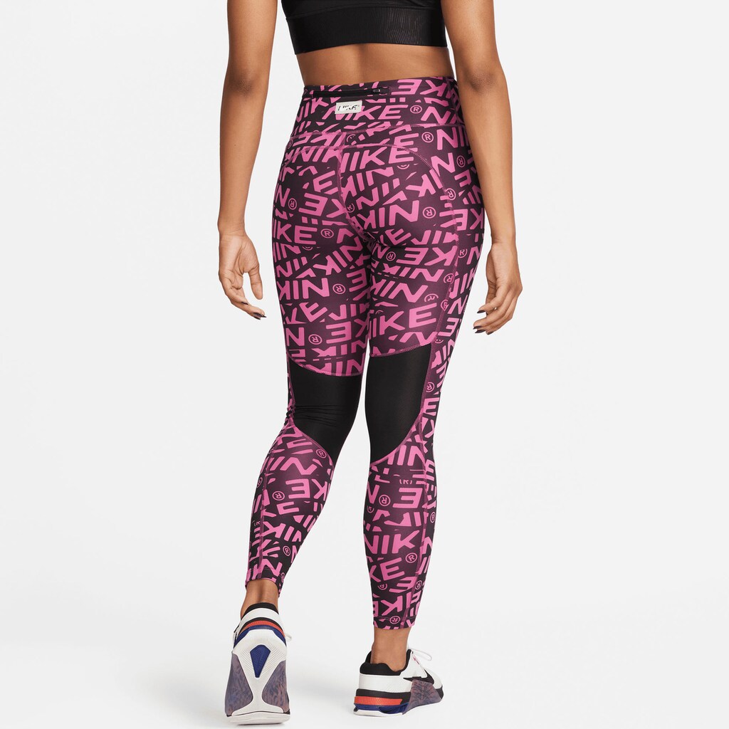 Nike Trainingstights »Dri-FIT Fast Women's Mid-Rise Allover Print Leggings«