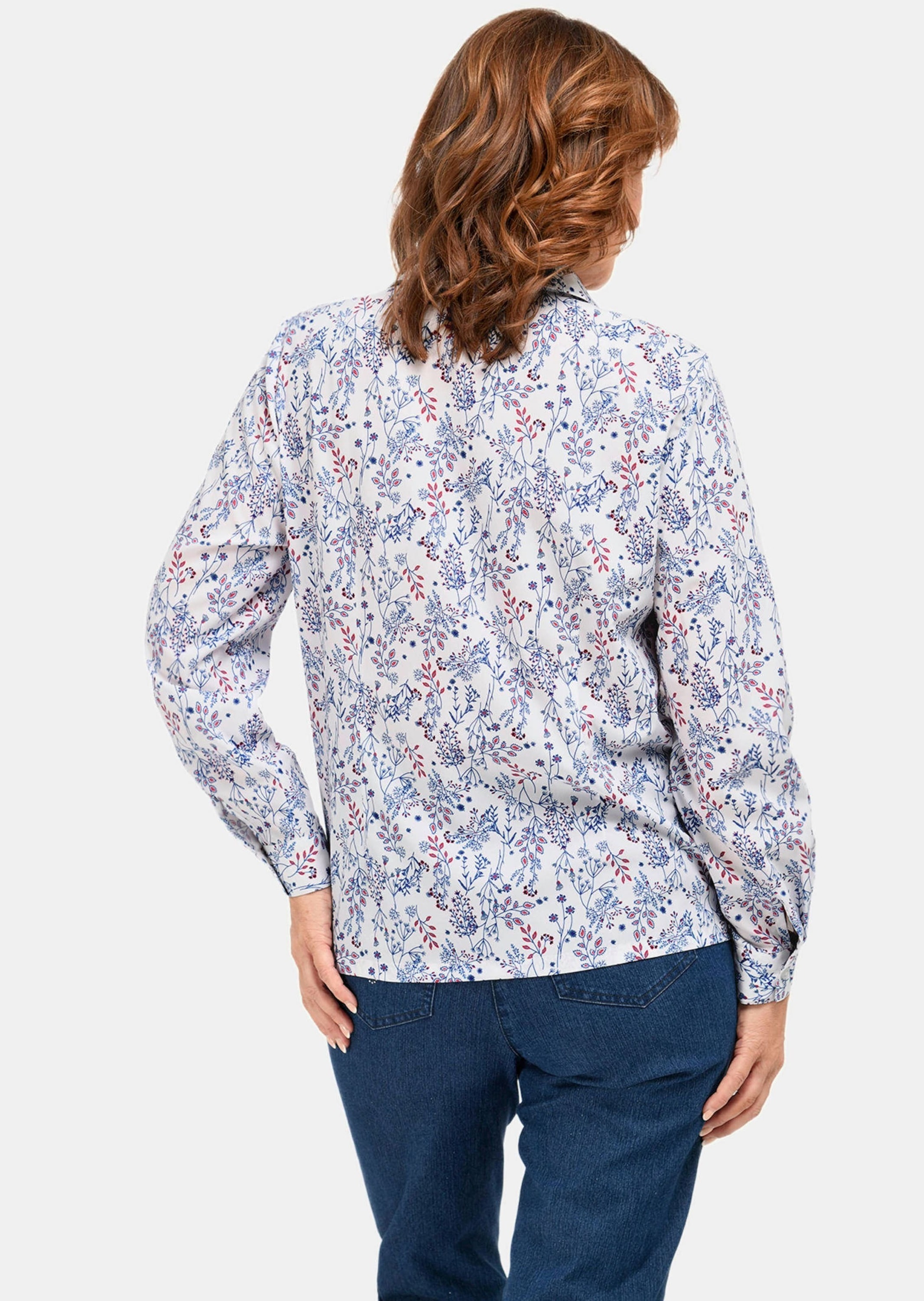 GOLDNER Druckbluse »Druckbluse aus fließendem Material«