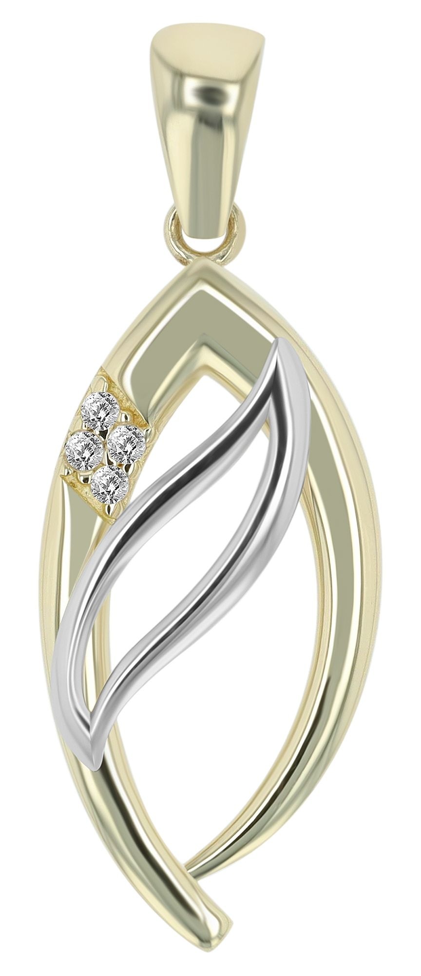 Adelia´s Kettenanhänger »Damen Anhänger aus 333 Gold mit Zirkonia«