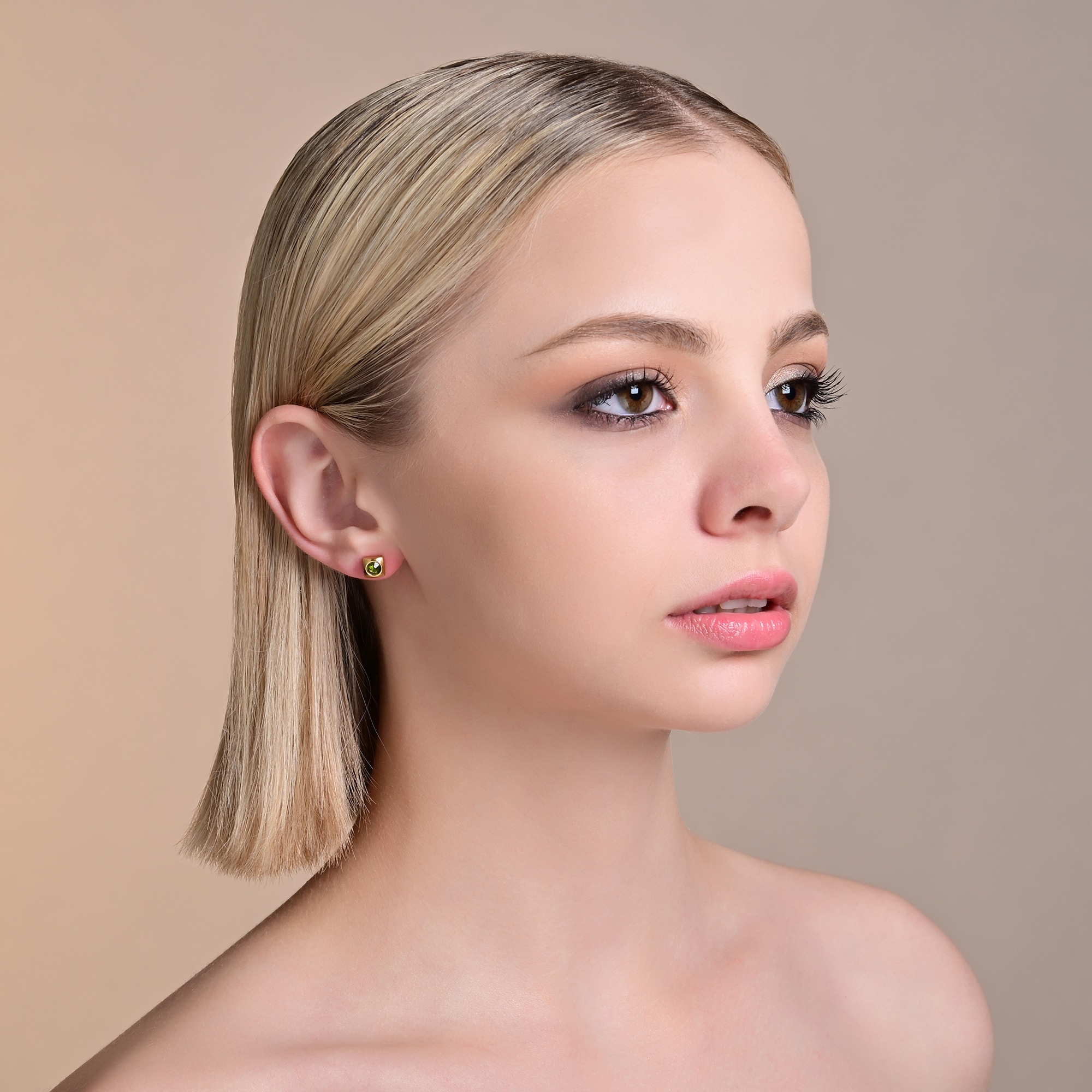 Adelia´s Paar Ohrstecker »Damen Ohrringe ¿ Ohrstecker aus Edelstahl mit Strass Steinchen«