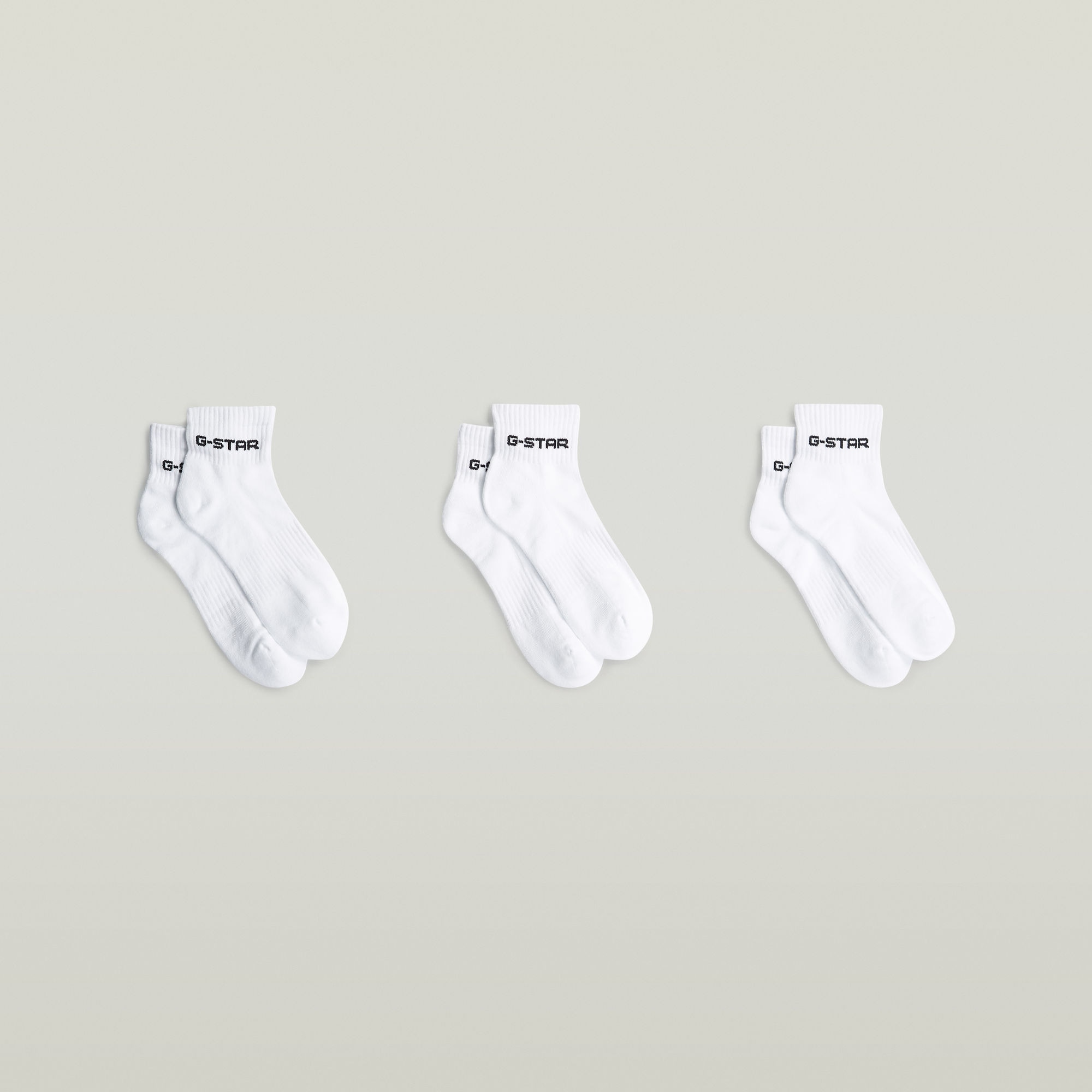 G-STAR Kurzsocken »GROVE, 3 PACK ANKLE SPORTS SOCKS« Packung, 3 Paar tlg. mit Logo-Jacquard