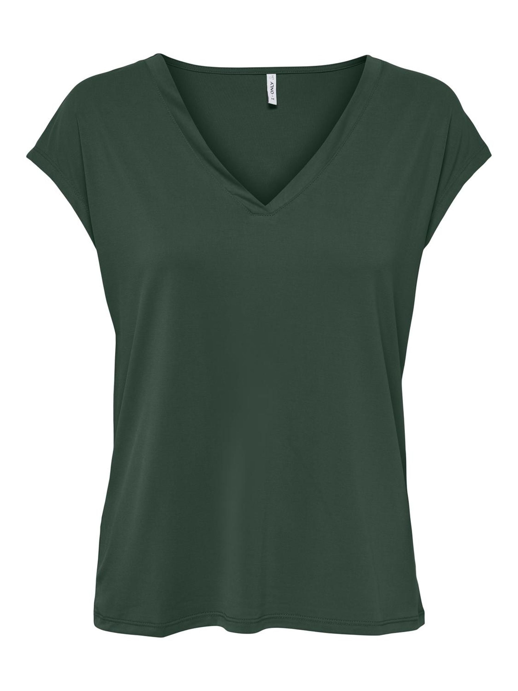 ONLY V-Shirt »ONLFREE S/S MODAL V-NEC TOP BOX JRS NOOS«