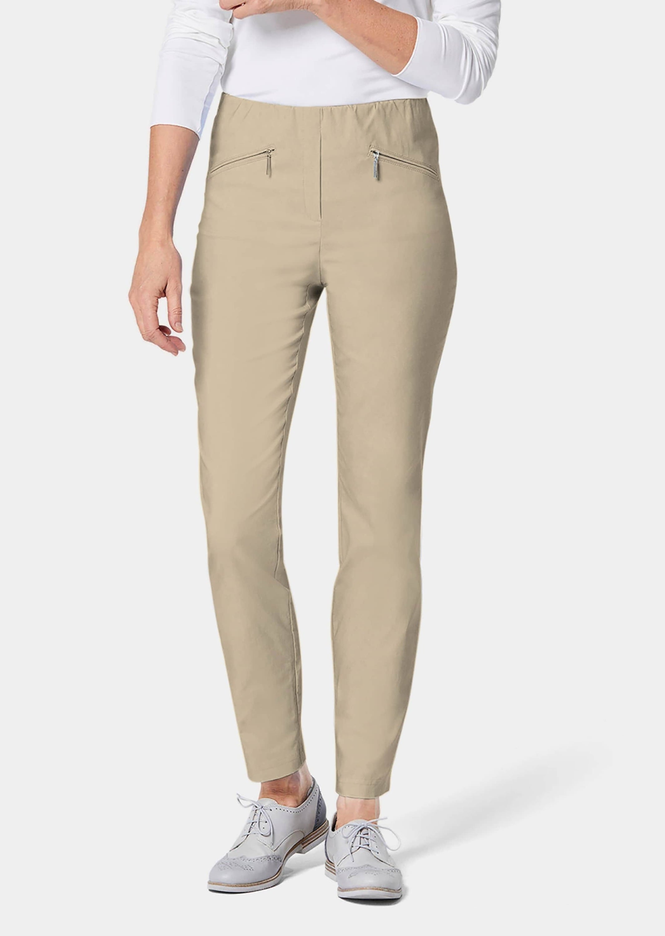 GOLDNER 2-in-1-Hose »Schlupfhose LOUISA mit Steppnähten«