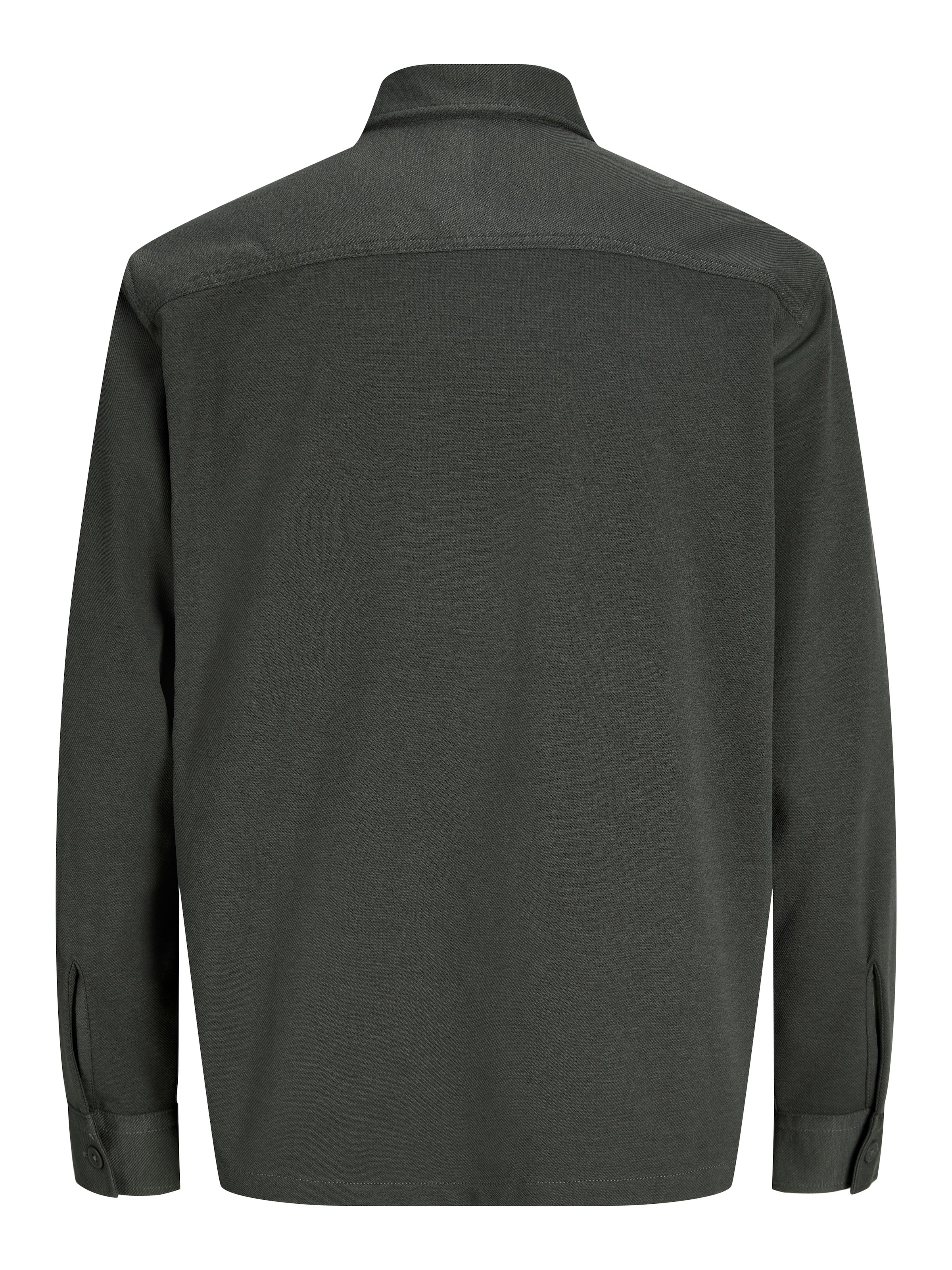 Jack & Jones Langarmhemd »JJWILLIAM SWEAT OVERSHIRT LS NOOS« Materialmix, Sweatmaterial, locker geschnitten