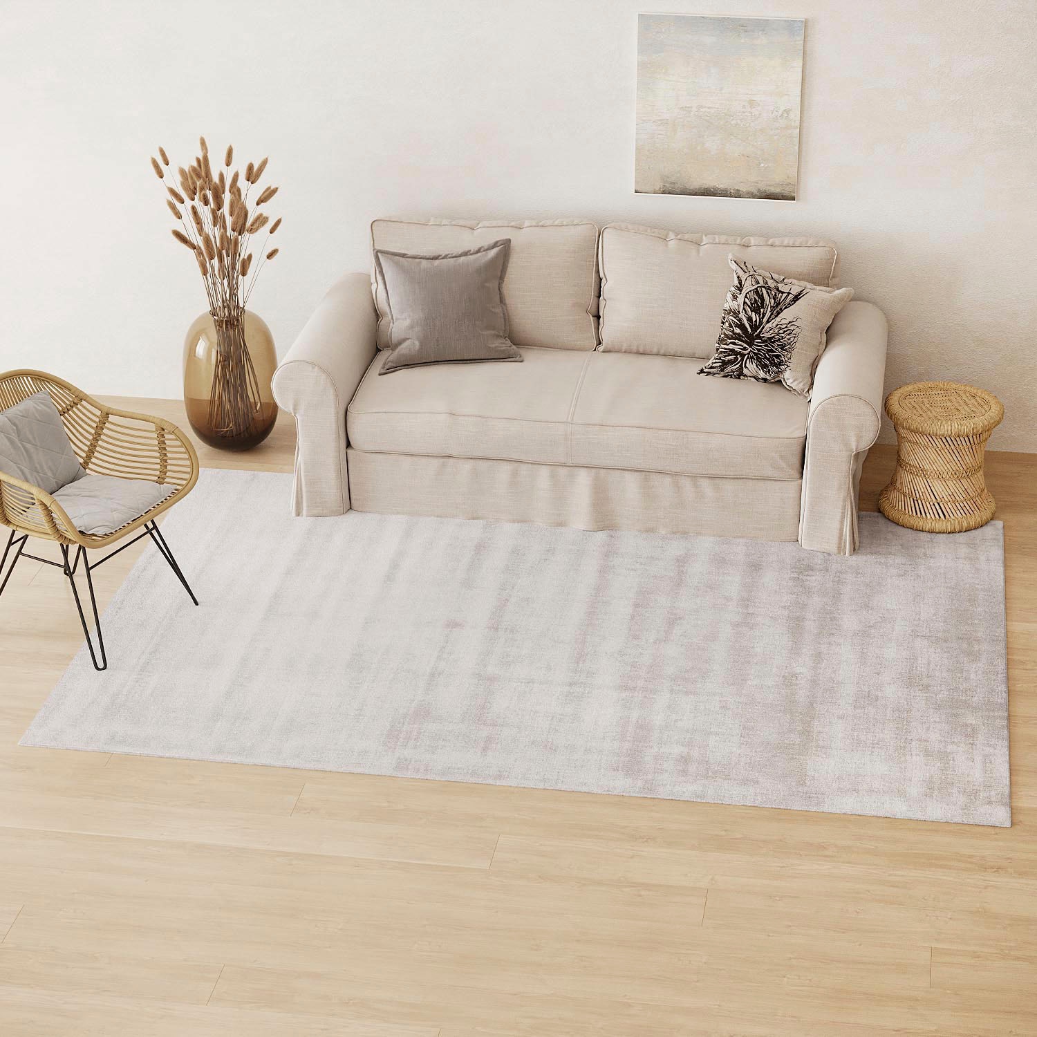 morgenland Teppich »Designer Teppich Chester«, rechteckig, 10 mm Höhe, Viskose